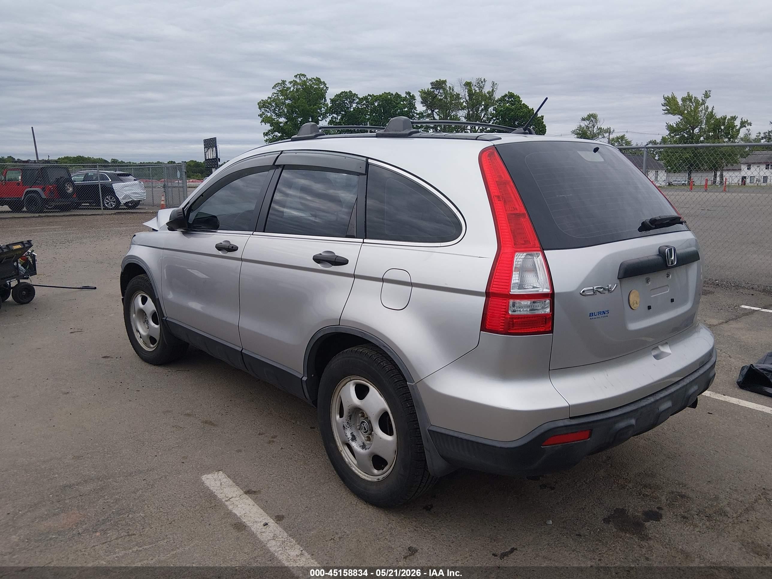 2009 Honda Cr-v Lx Silver vin: JHLRE48349C016618
