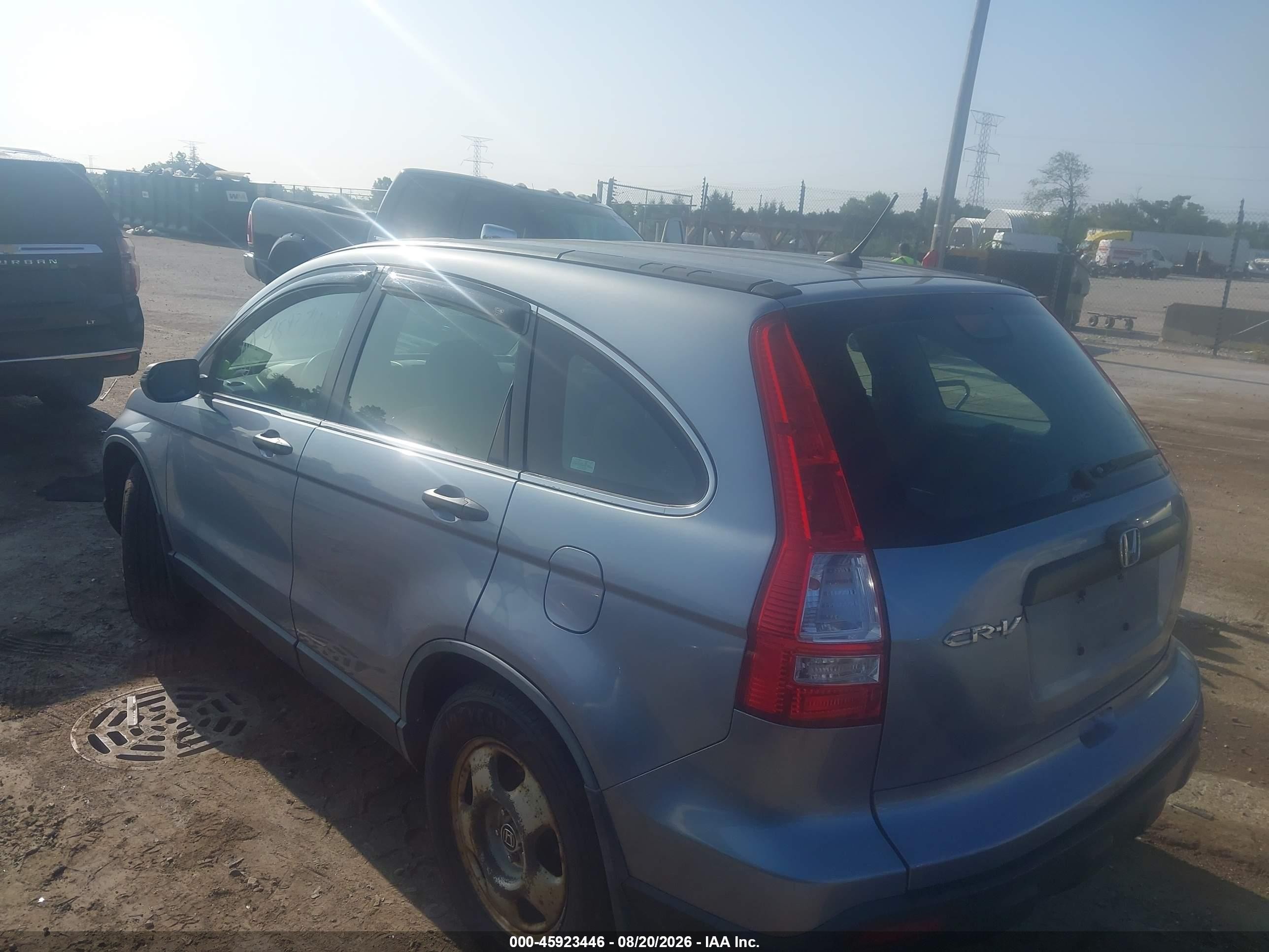 2007 Honda Cr-v Lx Silver vin: JHLRE48357C005897