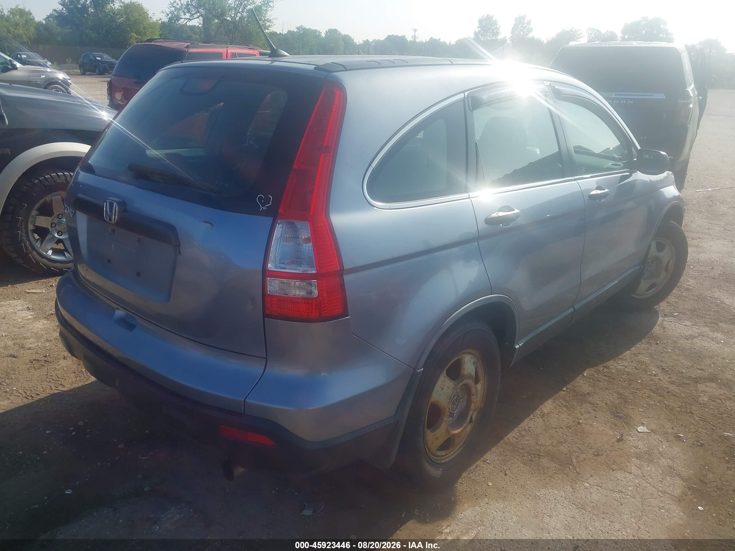 2007 Honda Cr-v Lx Silver vin: JHLRE48357C005897