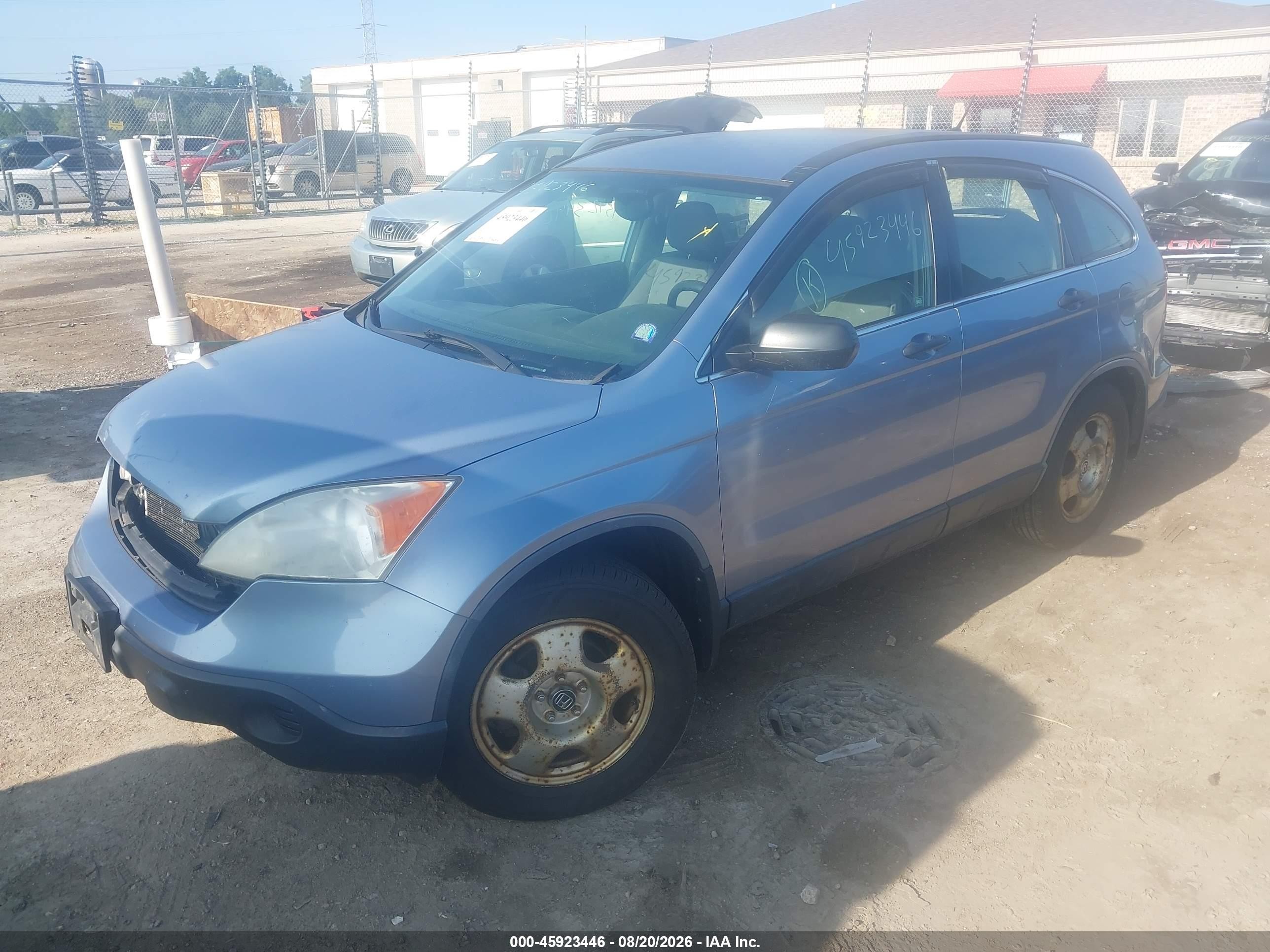 2007 Honda Cr-v Lx Silver vin: JHLRE48357C005897