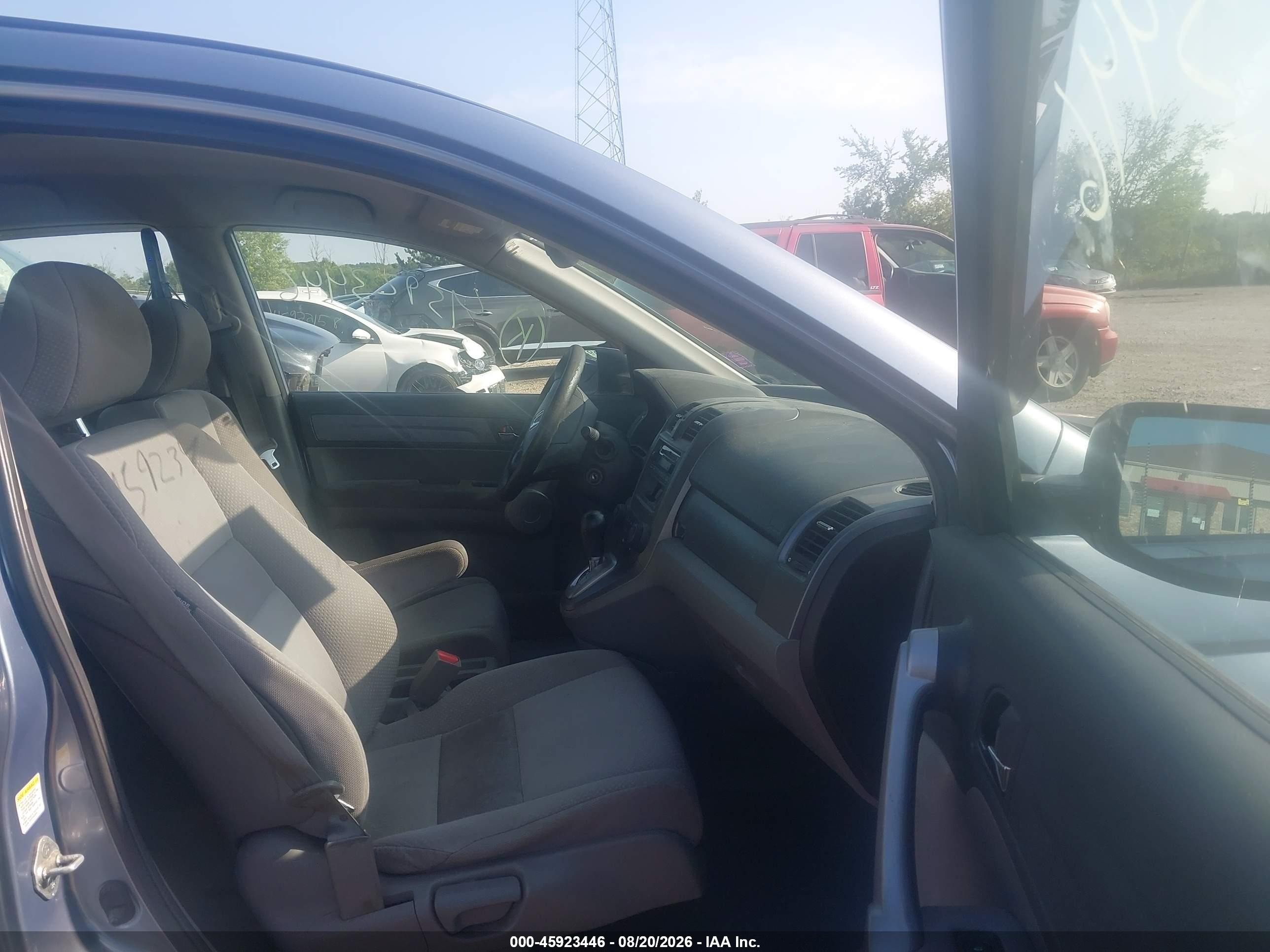 2007 Honda Cr-v Lx Silver vin: JHLRE48357C005897