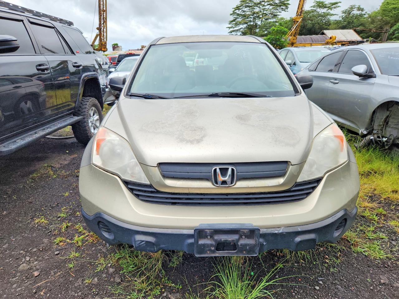 2007 Honda Cr-v Lx Beige vin: JHLRE48357C019590