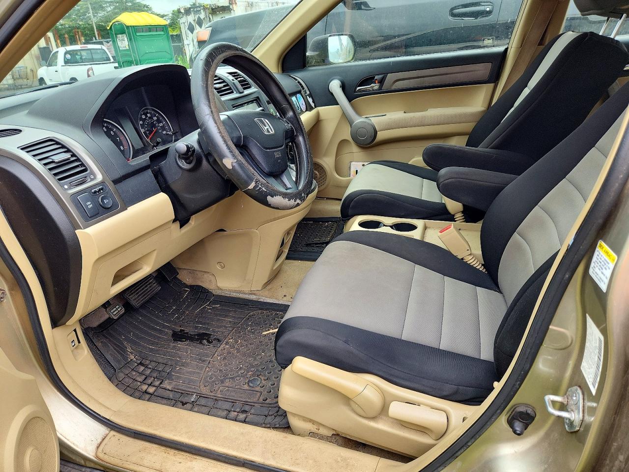 2007 Honda Cr-v Lx Beige vin: JHLRE48357C019590