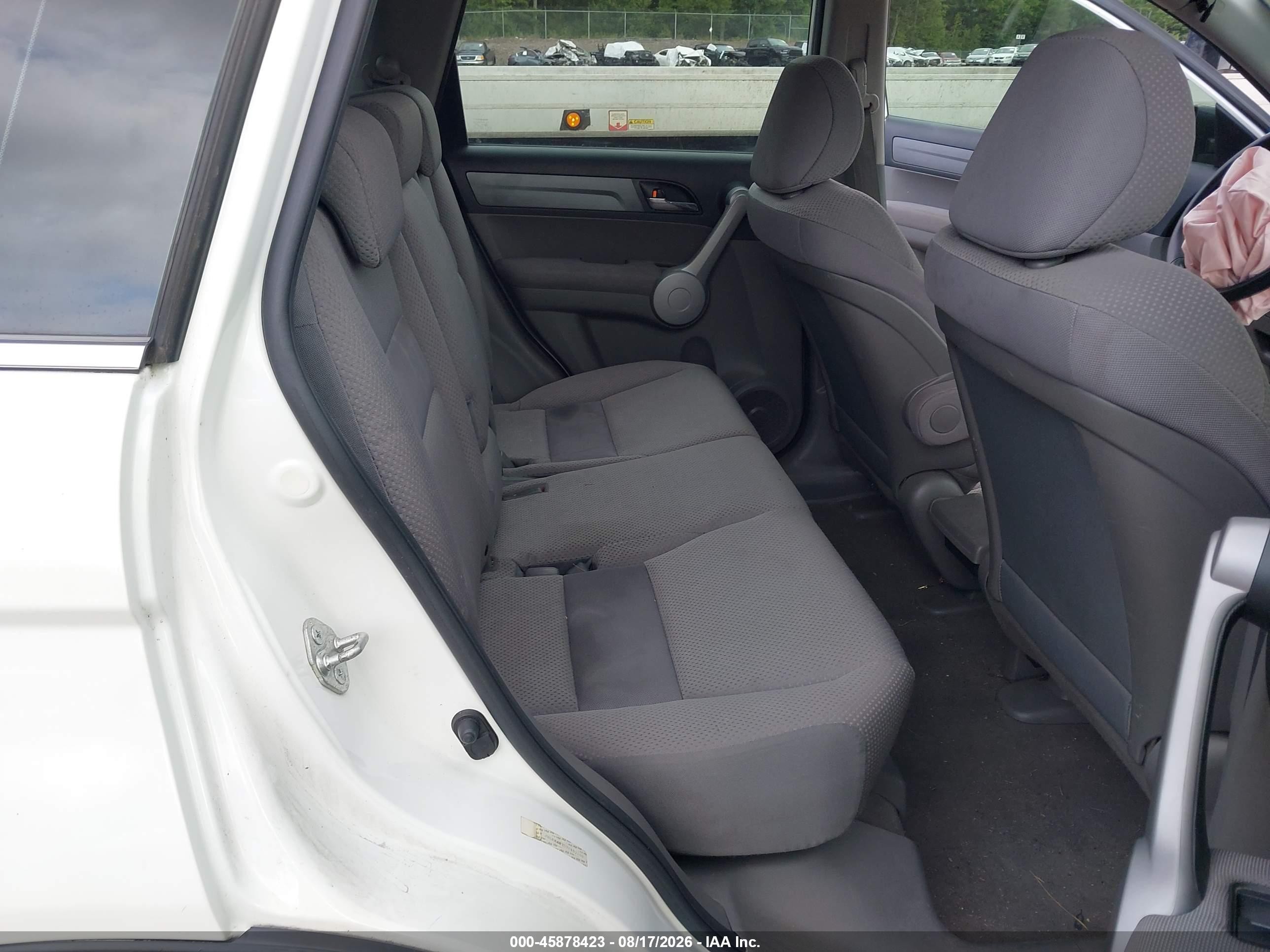 2007 Honda Cr-v Lx White vin: JHLRE48357C102100