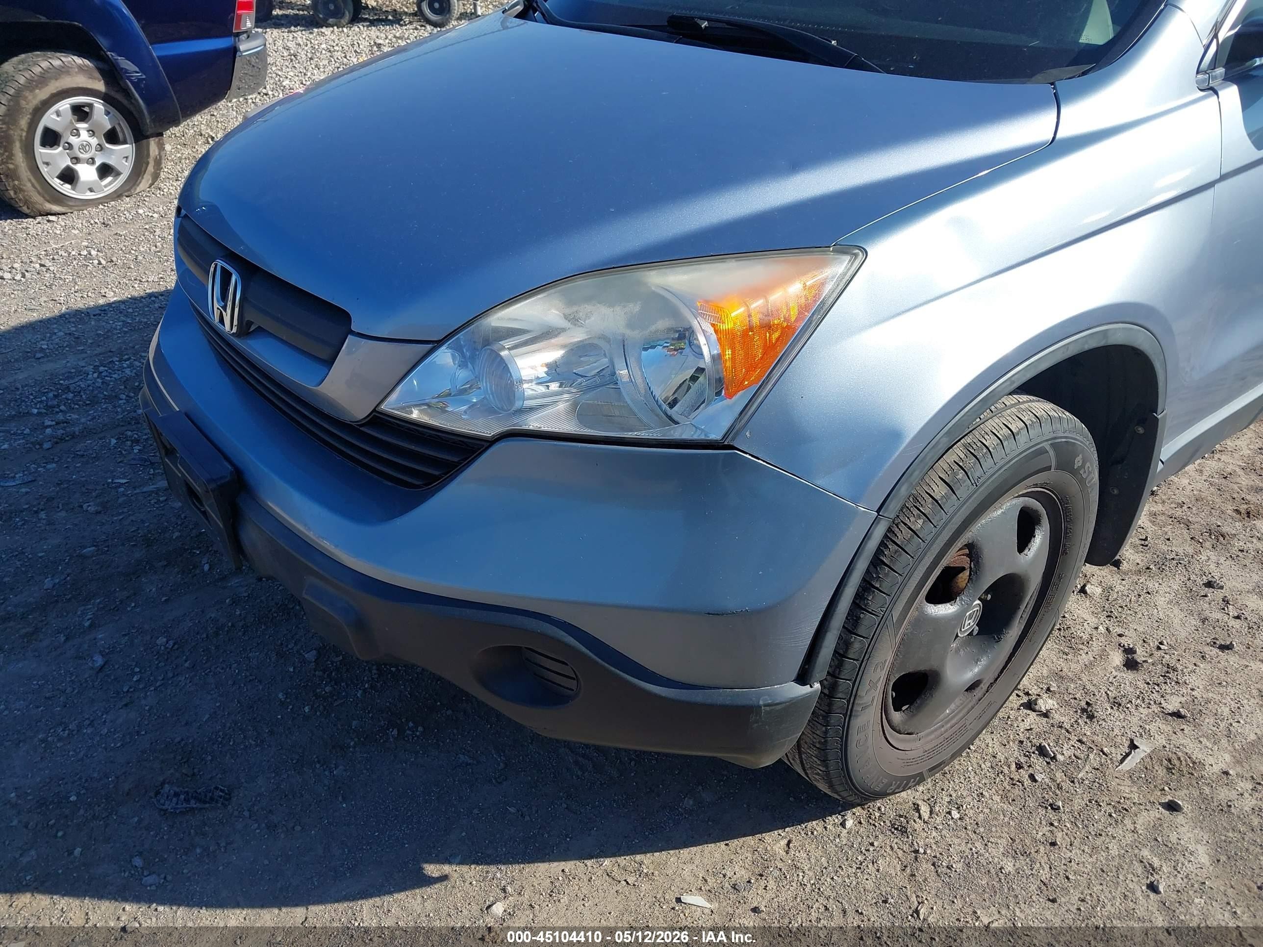 2008 Honda Cr-v Lx Blue vin: JHLRE48358C021857