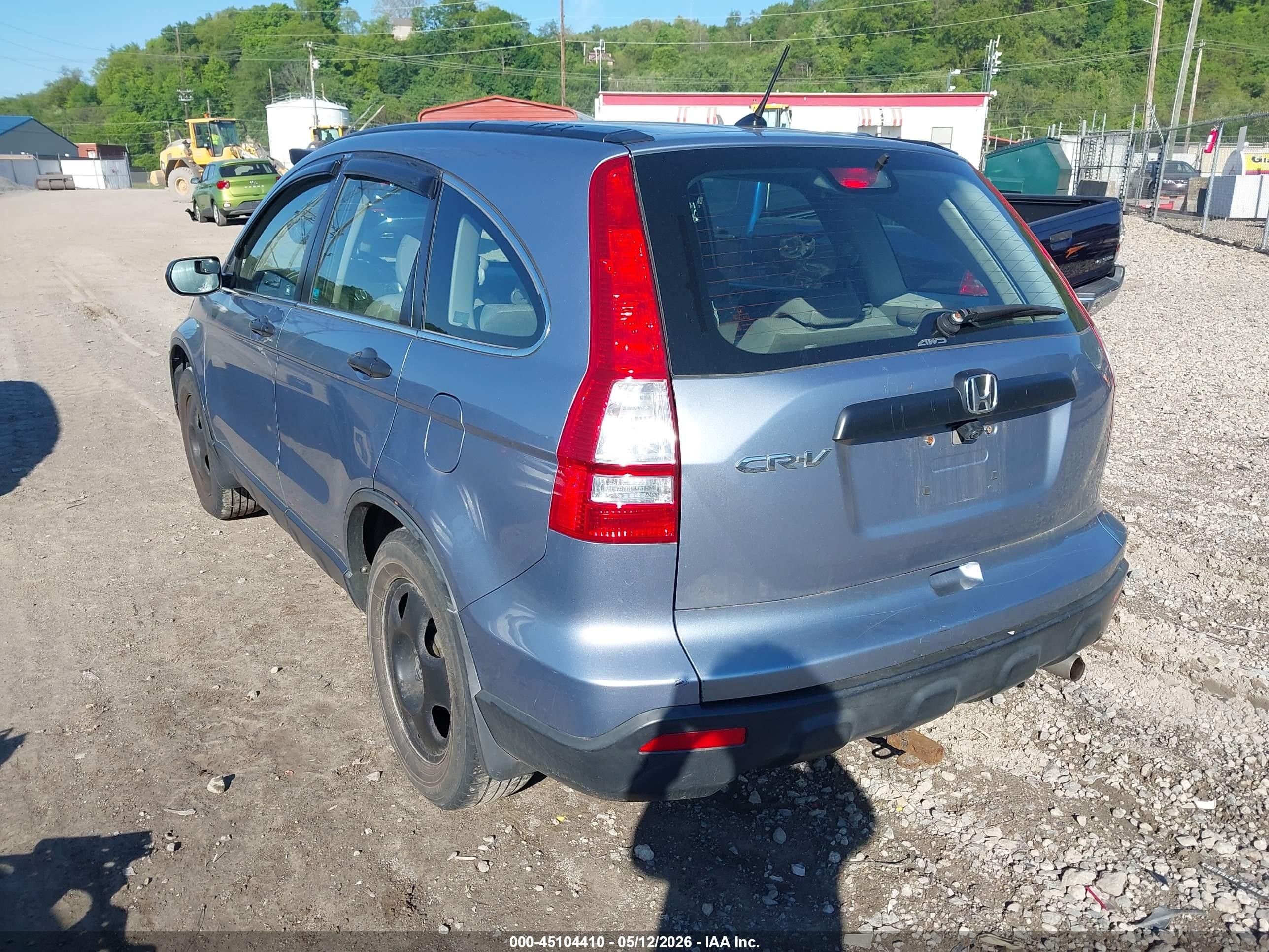 2008 Honda Cr-v Lx Blue vin: JHLRE48358C021857