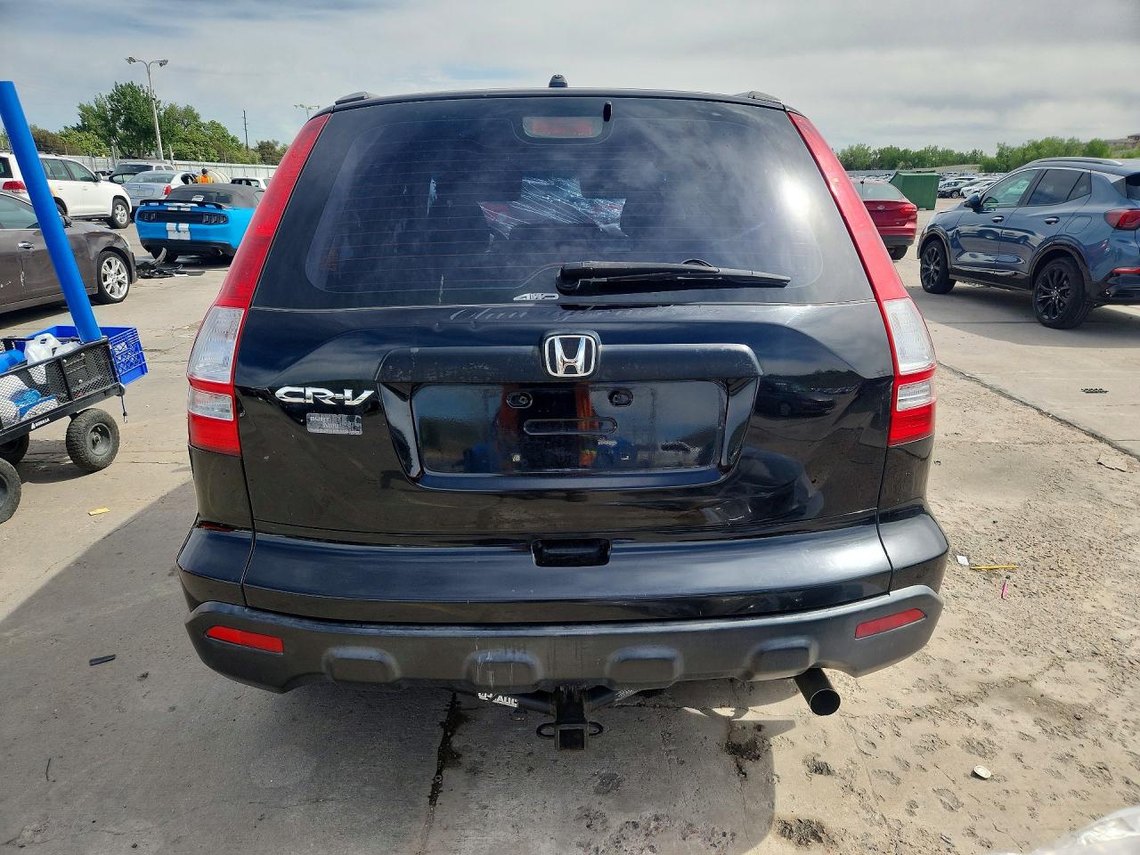 2008 Honda Cr-v Lx Black vin: JHLRE48358C053787