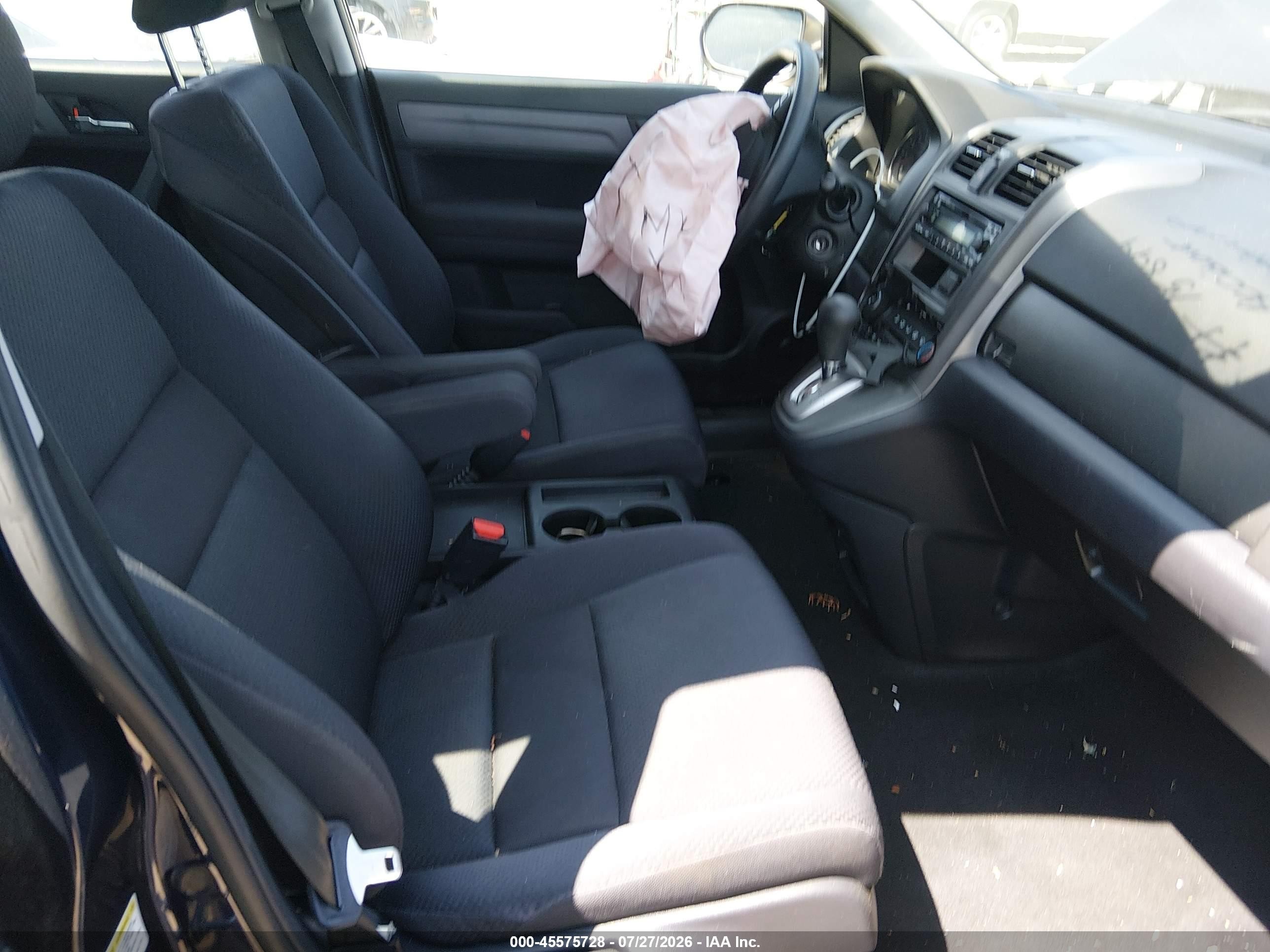 2008 Honda Cr-v Lx Blue vin: JHLRE48358C078558