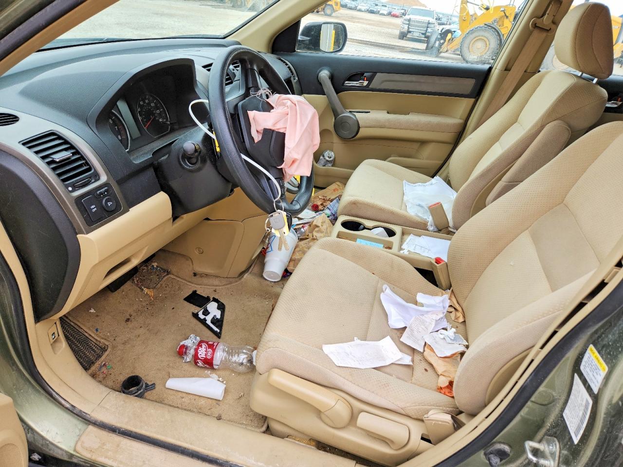 2008 Honda Cr-v Lx Зеленый vin: JHLRE48358C080987