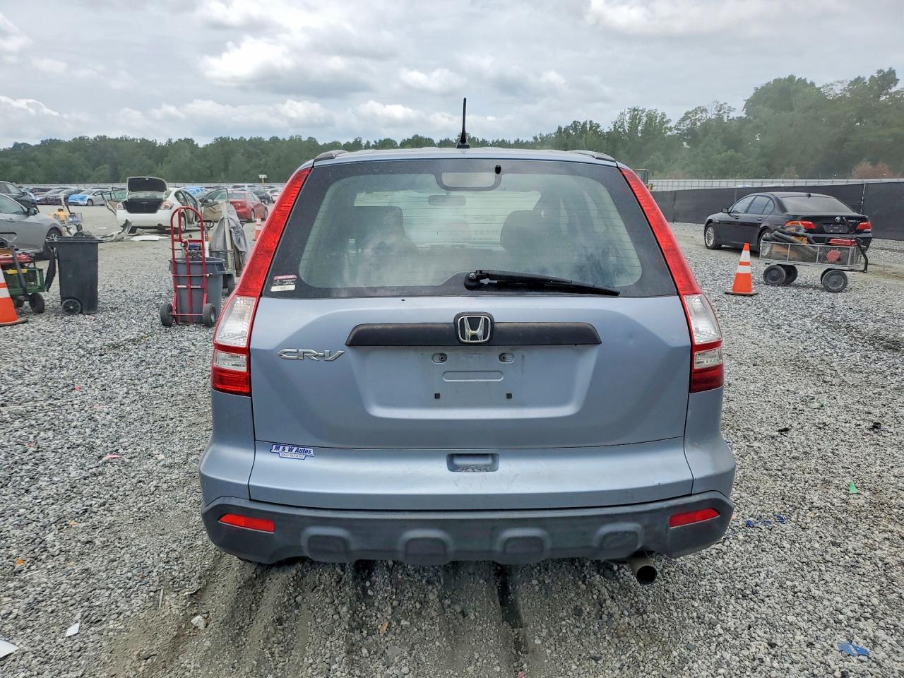2009 Honda Cr-v Lx Blue vin: JHLRE48359C010682