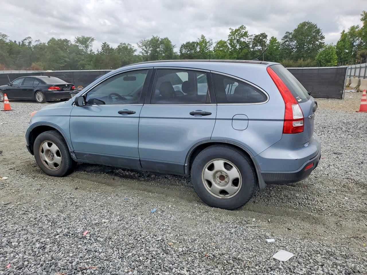 2009 Honda Cr-v Lx Blue vin: JHLRE48359C010682