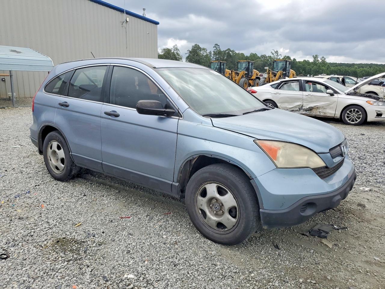 2009 Honda Cr-v Lx Blue vin: JHLRE48359C010682