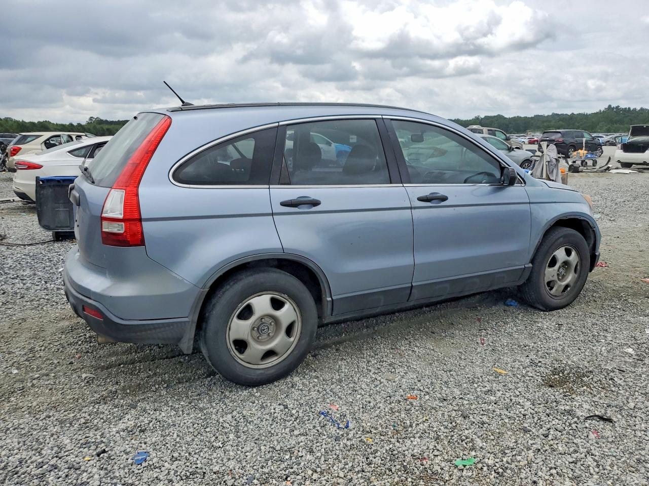 2009 Honda Cr-v Lx Blue vin: JHLRE48359C010682