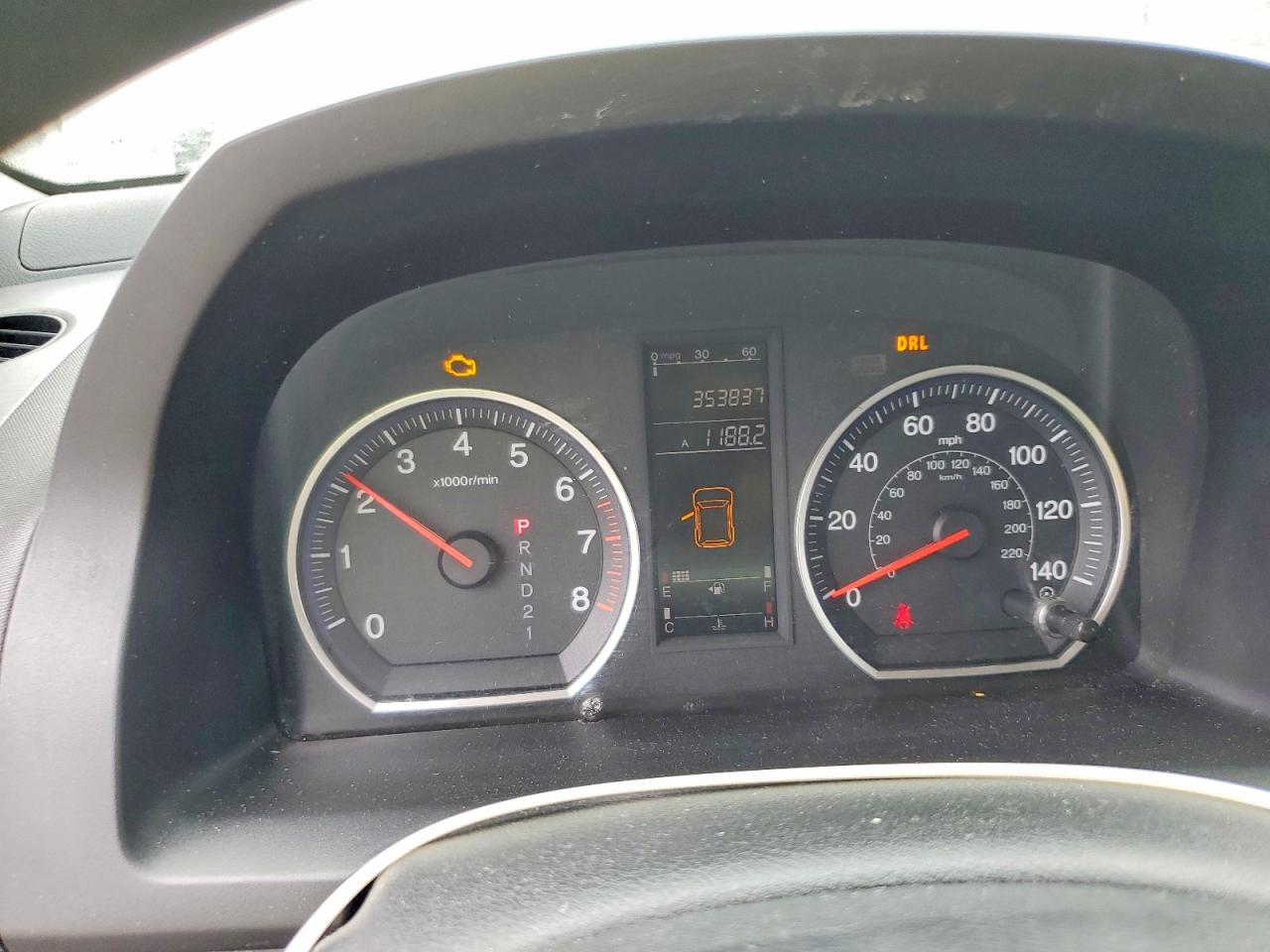 2009 Honda Cr-v Lx Blue vin: JHLRE48359C010682