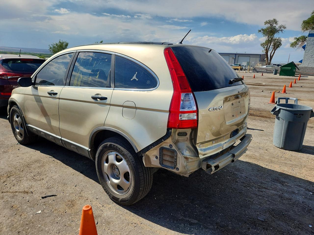 2007 Honda Cr-v Tan vin: JHLRE48367C006380