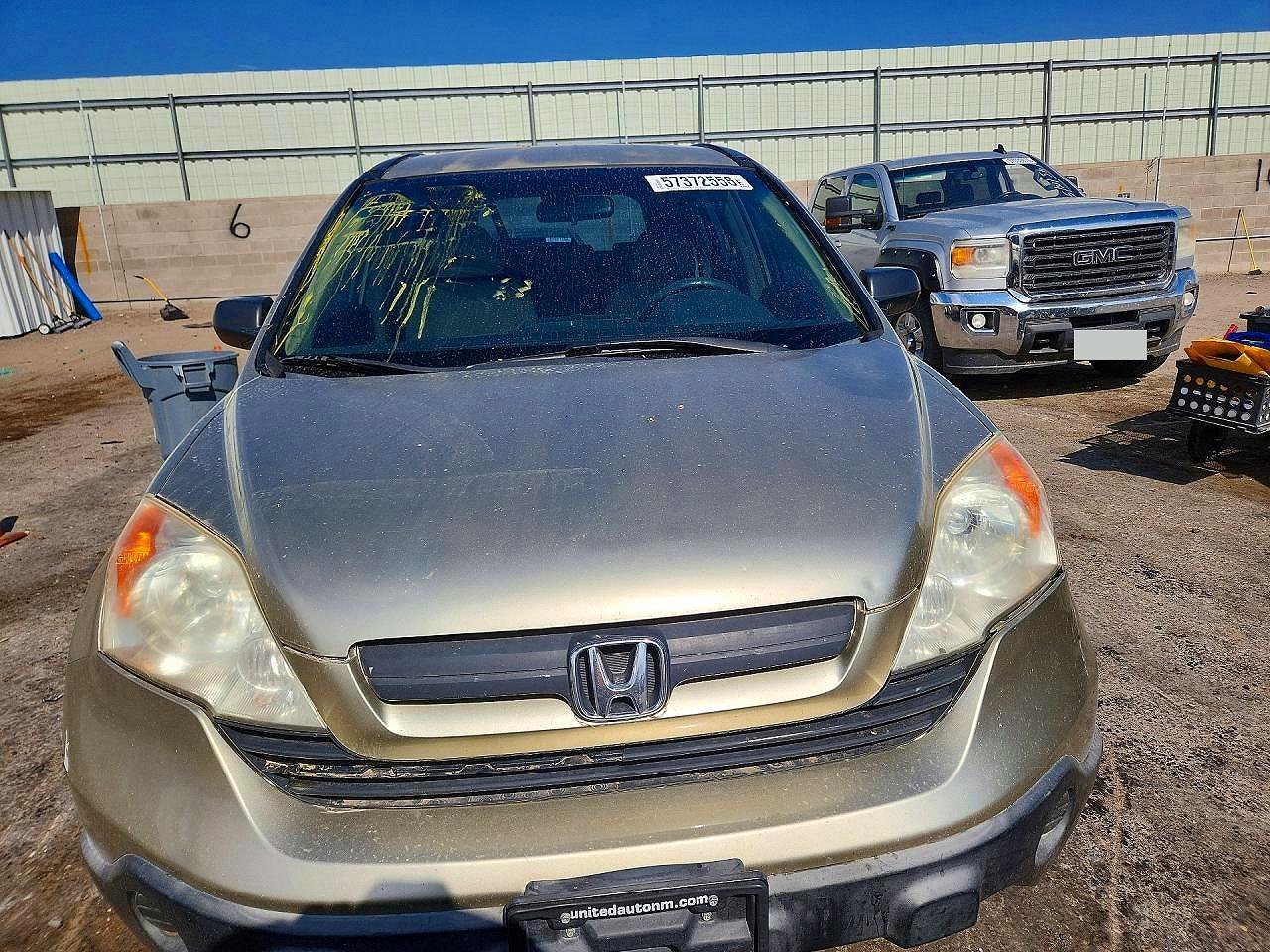 2007 Honda Cr-v Tan vin: JHLRE48367C006380