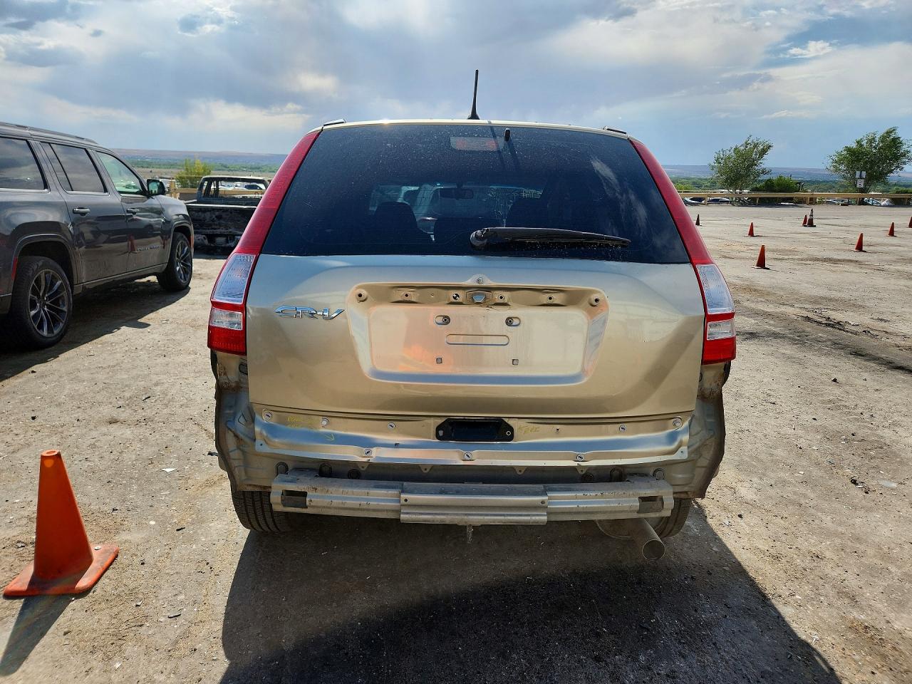 2007 Honda Cr-v Tan vin: JHLRE48367C006380