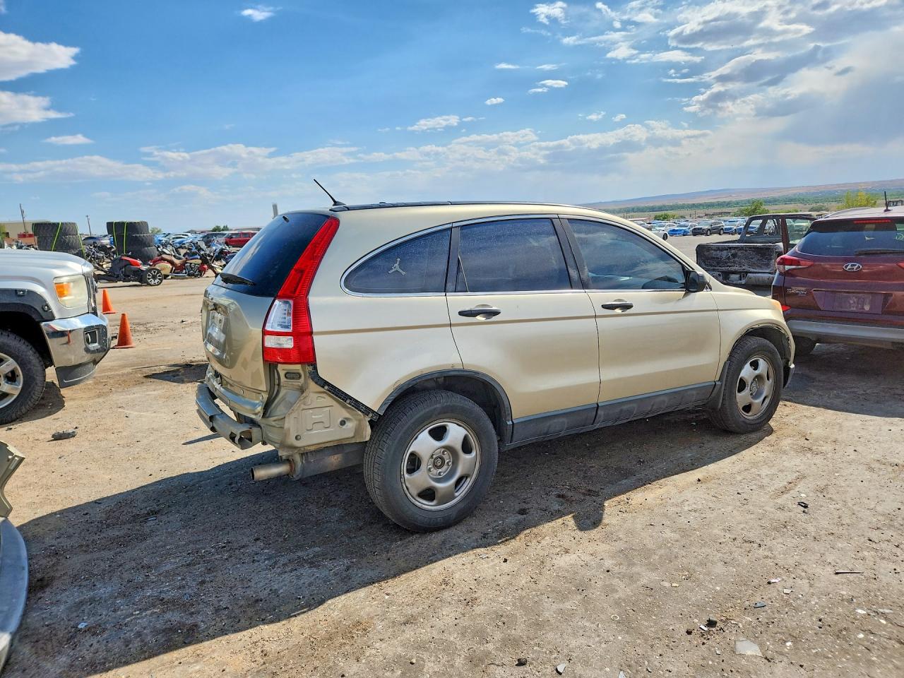 2007 Honda Cr-v Tan vin: JHLRE48367C006380