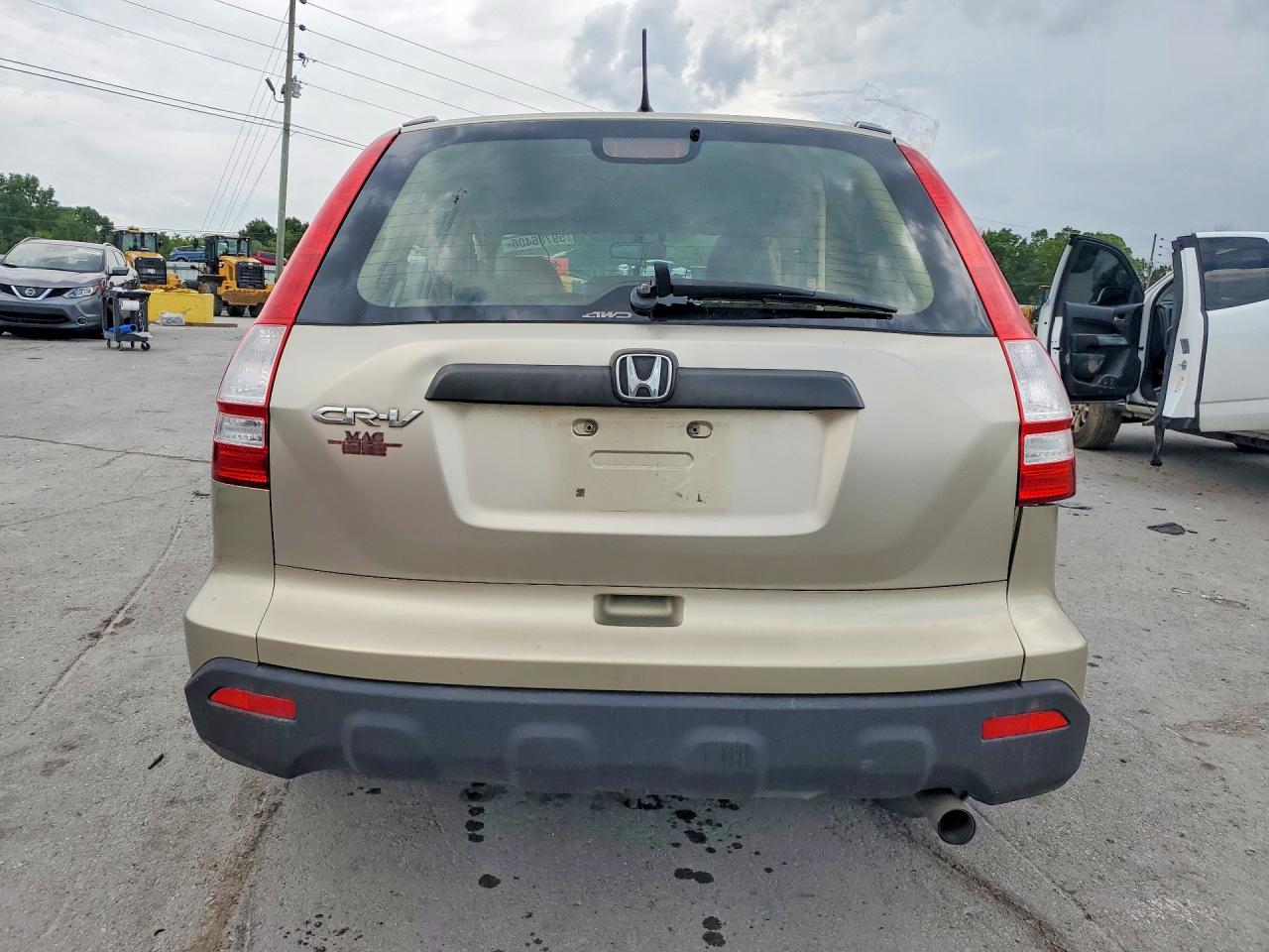 2007 Honda Cr-v Lx Beige vin: JHLRE48367C016682