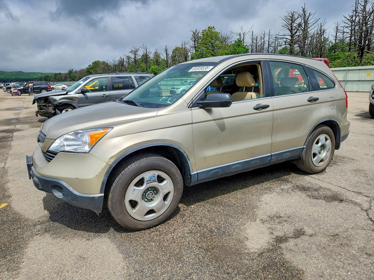 2007 Honda Cr-v Lx Gold vin: JHLRE48367C025740