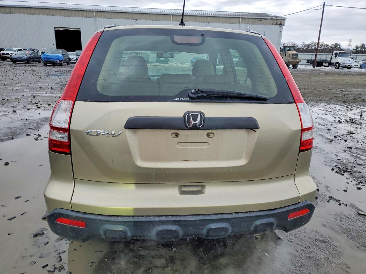 2007 Honda Cr-v Lx Tan vin: JHLRE48367C057670