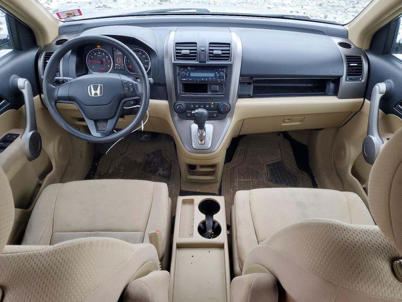 2007 Honda Cr-v Lx Tan vin: JHLRE48367C057670