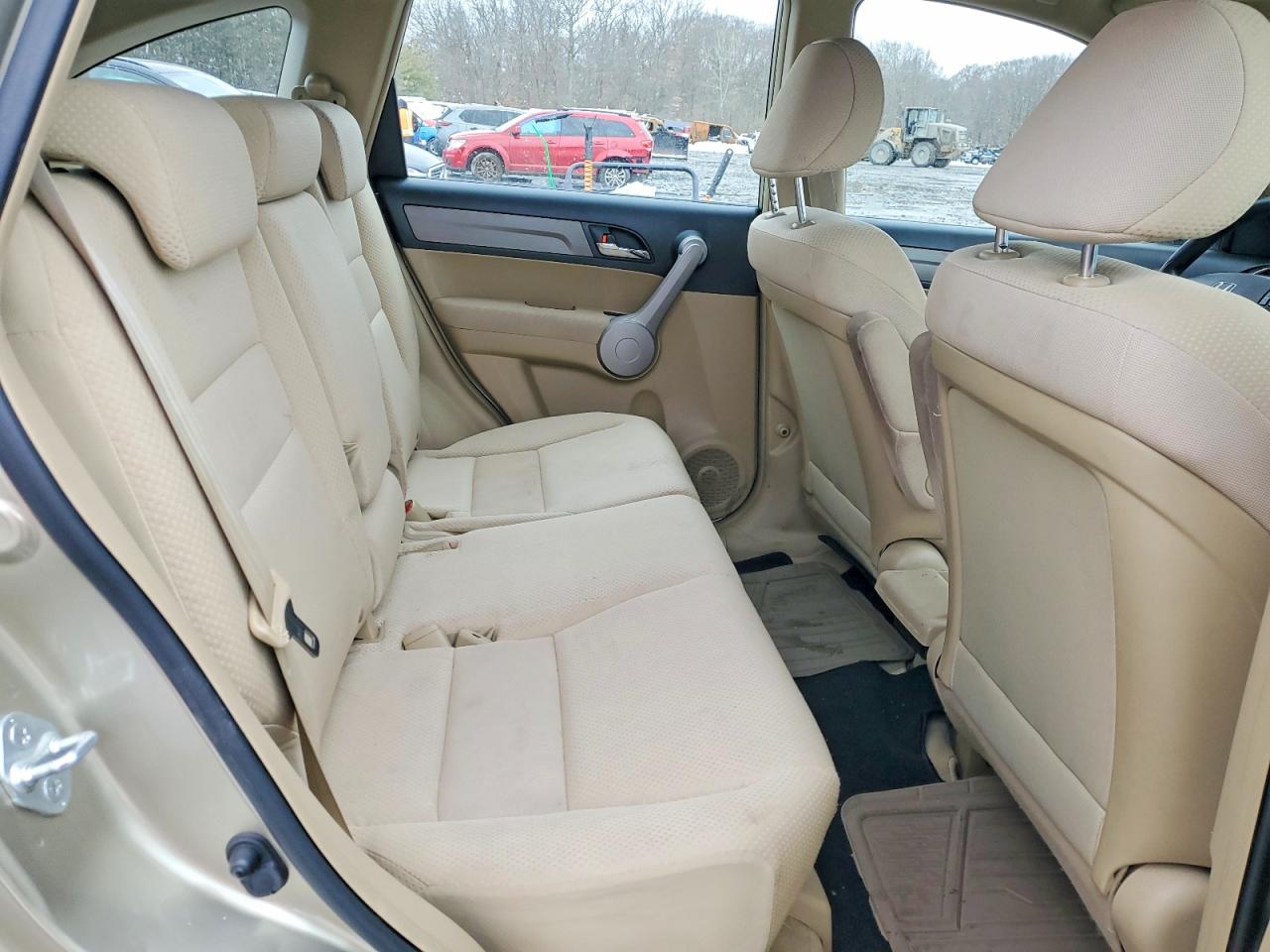 2007 Honda Cr-v Lx Tan vin: JHLRE48367C057670