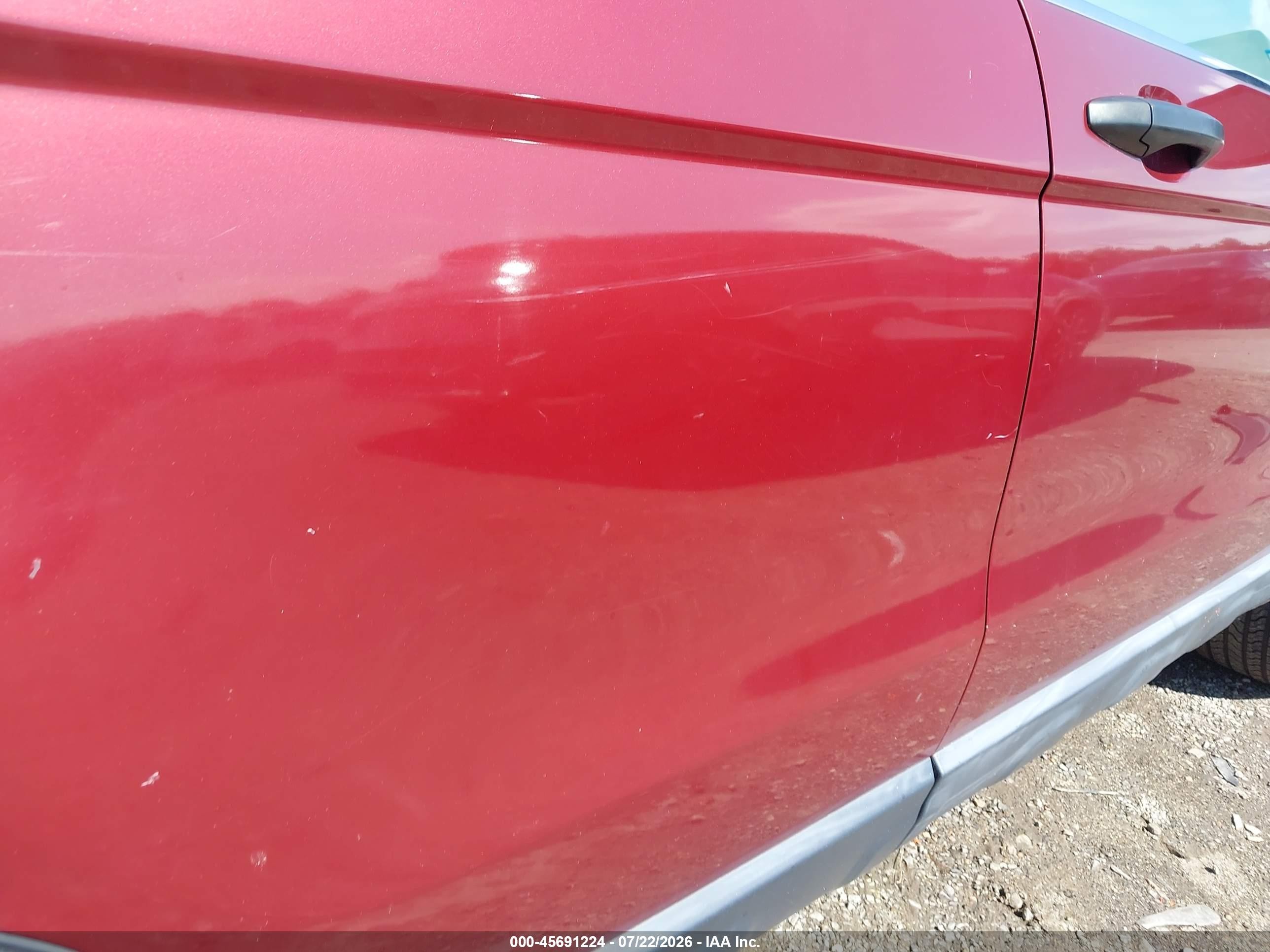 2007 Honda Cr-v Lx Maroon vin: JHLRE48367C064344