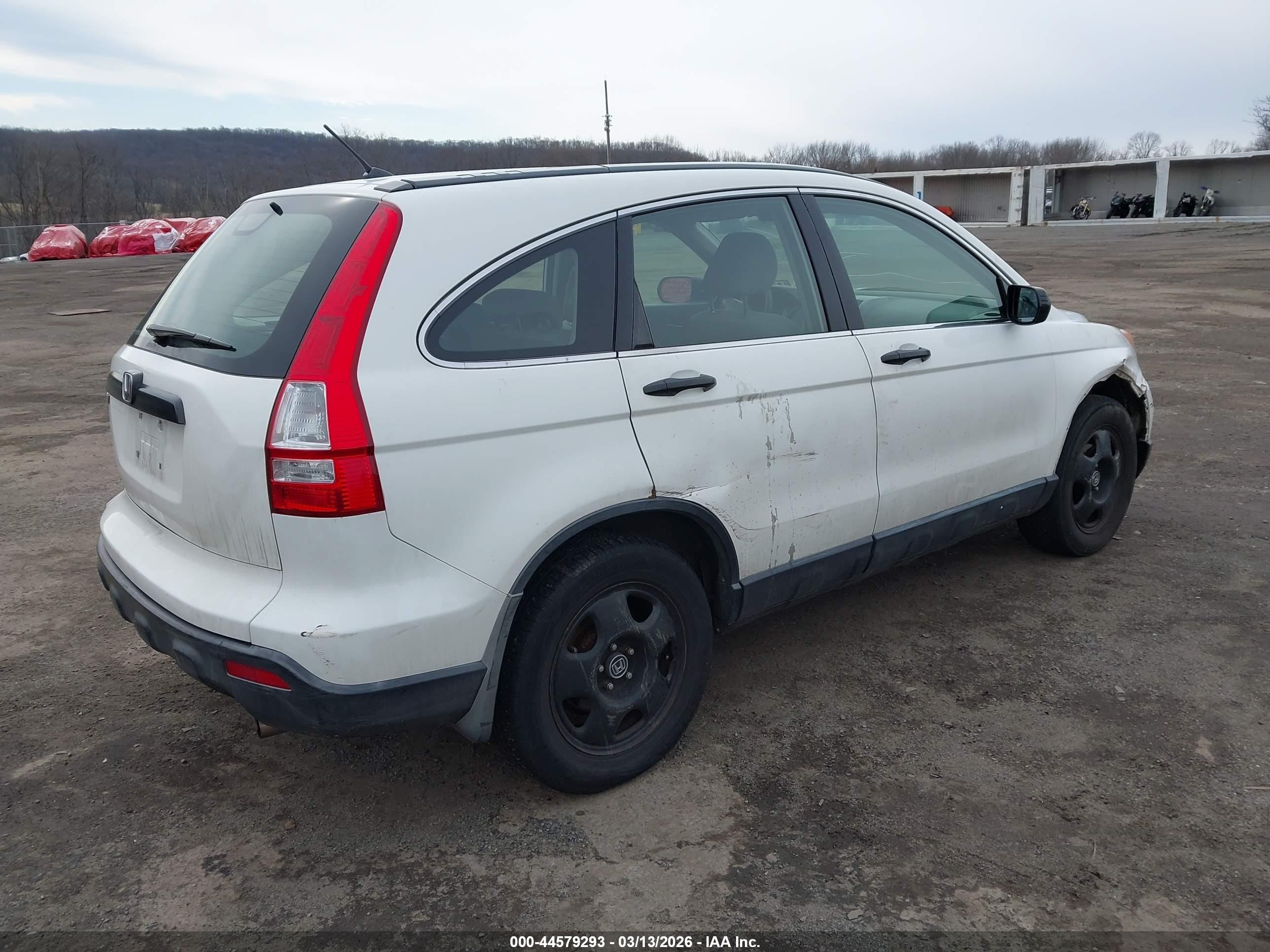 2007 Honda Cr-v Lx Белый vin: JHLRE48367C098736