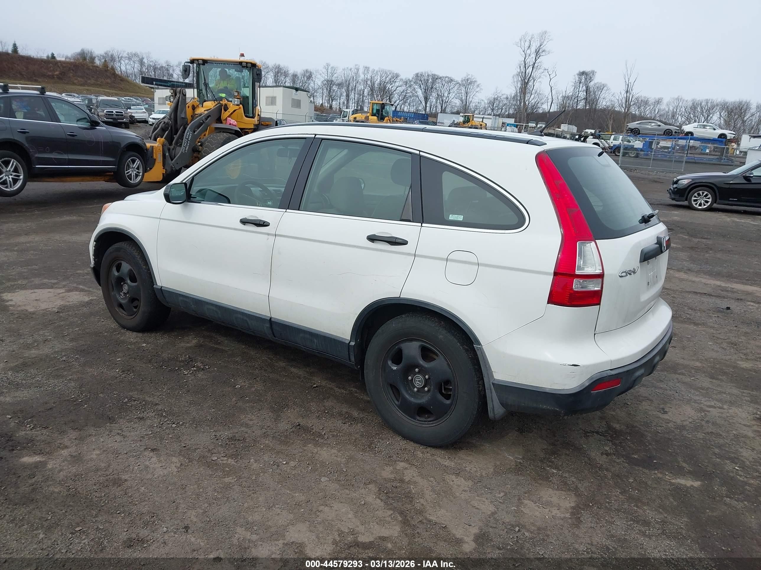 2007 Honda Cr-v Lx Белый vin: JHLRE48367C098736
