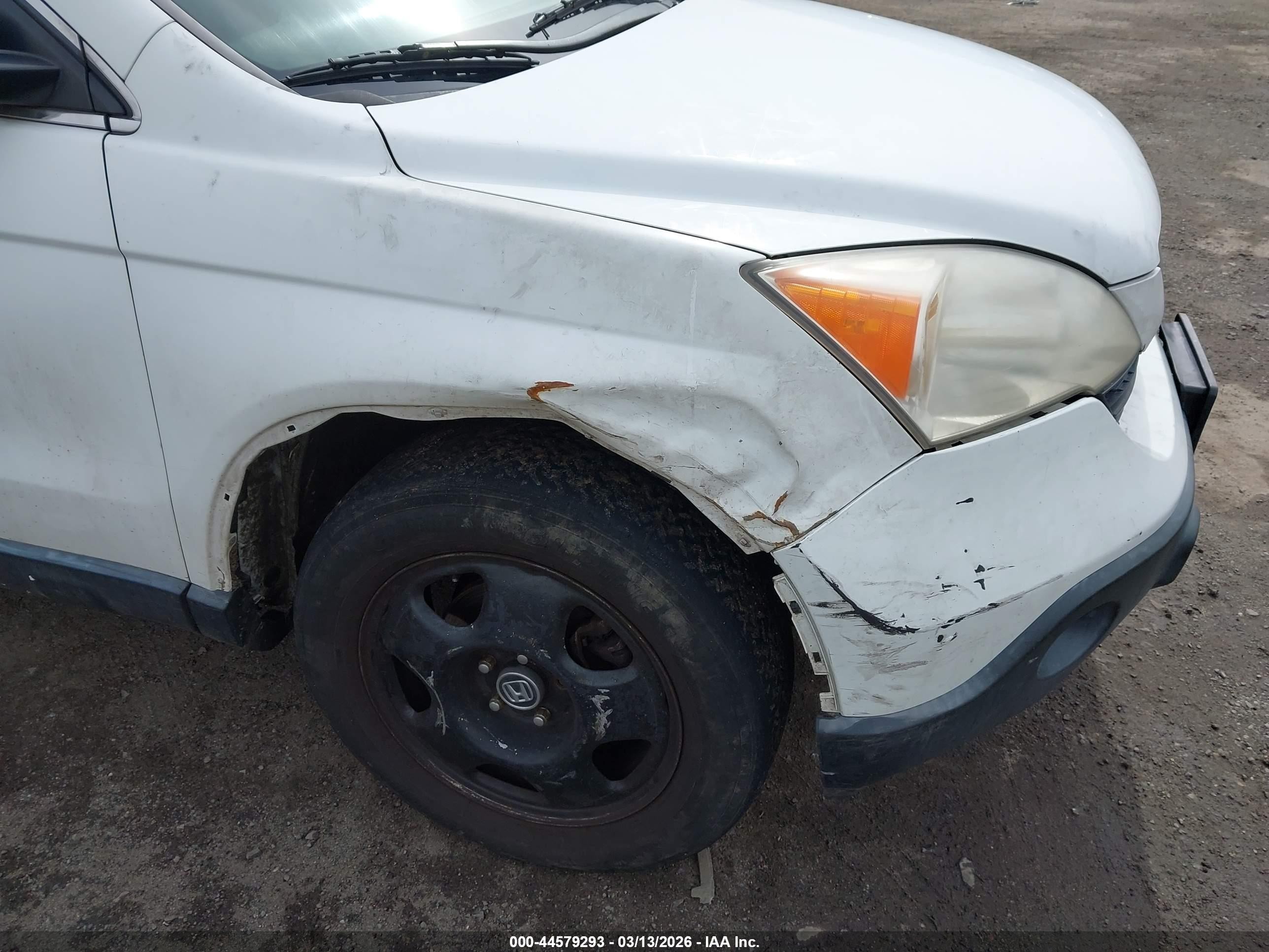 2007 Honda Cr-v Lx Белый vin: JHLRE48367C098736