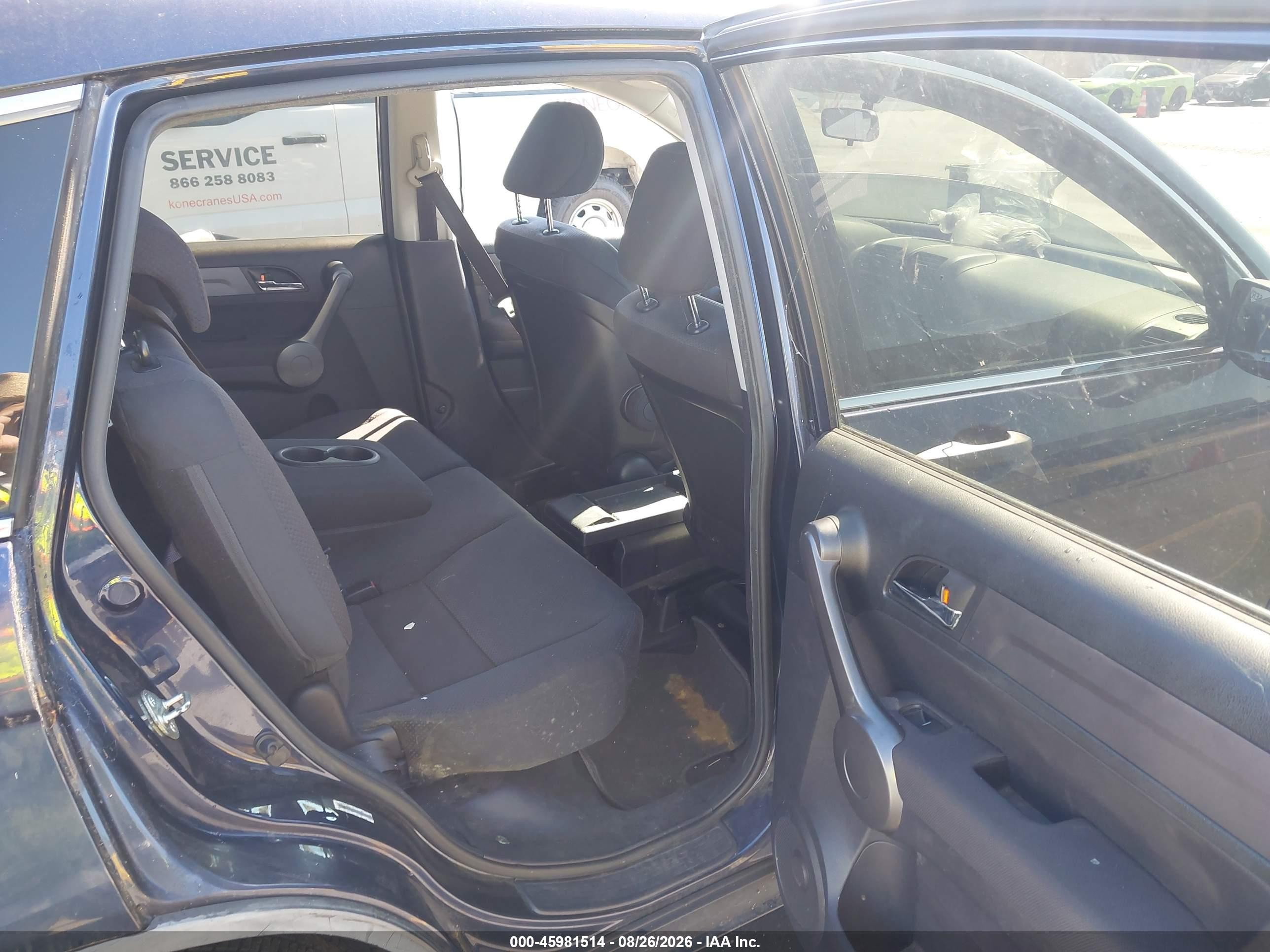 2008 Honda Cr-v Lx Blue vin: JHLRE48368C000693