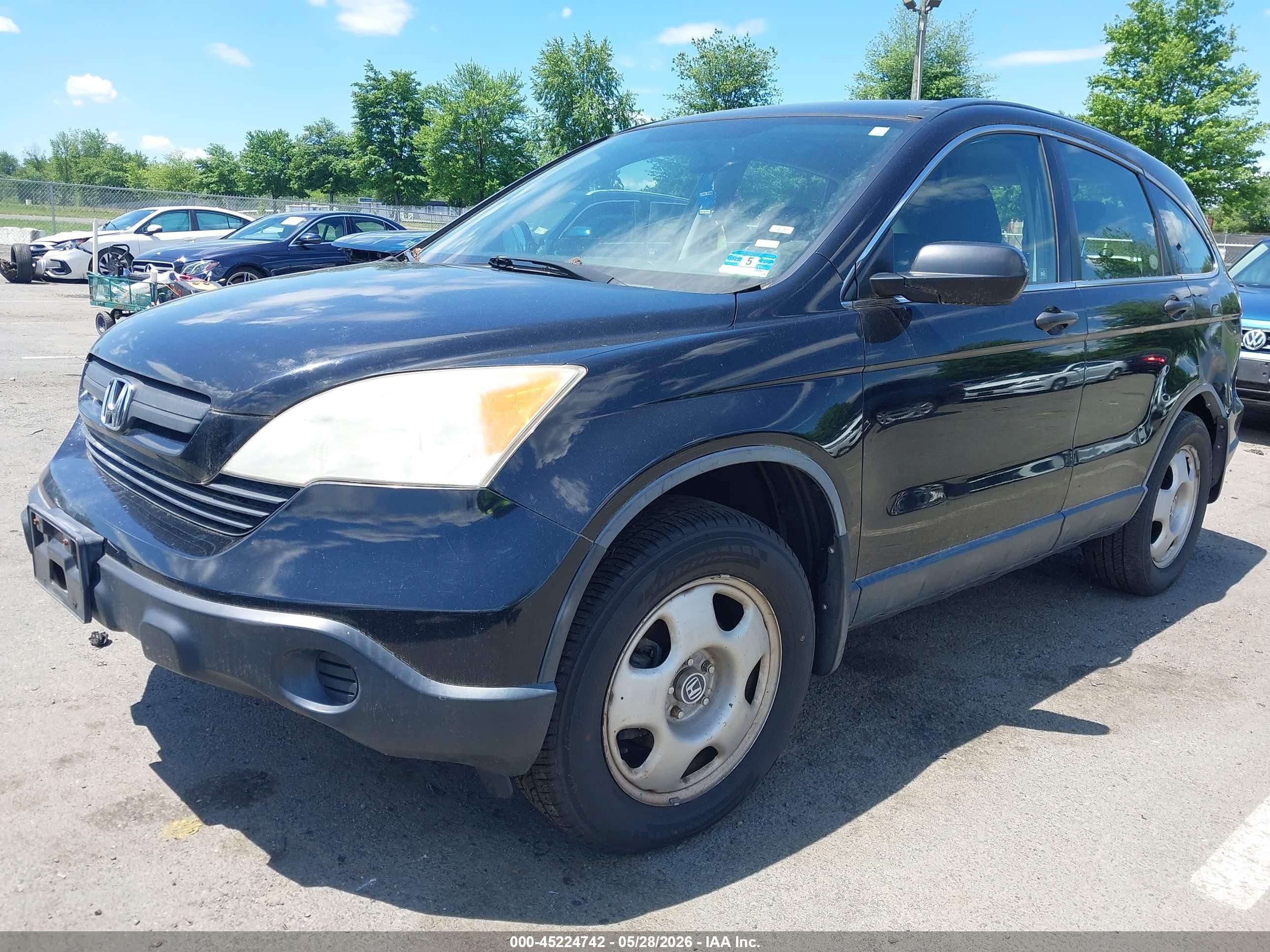 2008 Honda Cr-v Lx Черный vin: JHLRE48368C033466