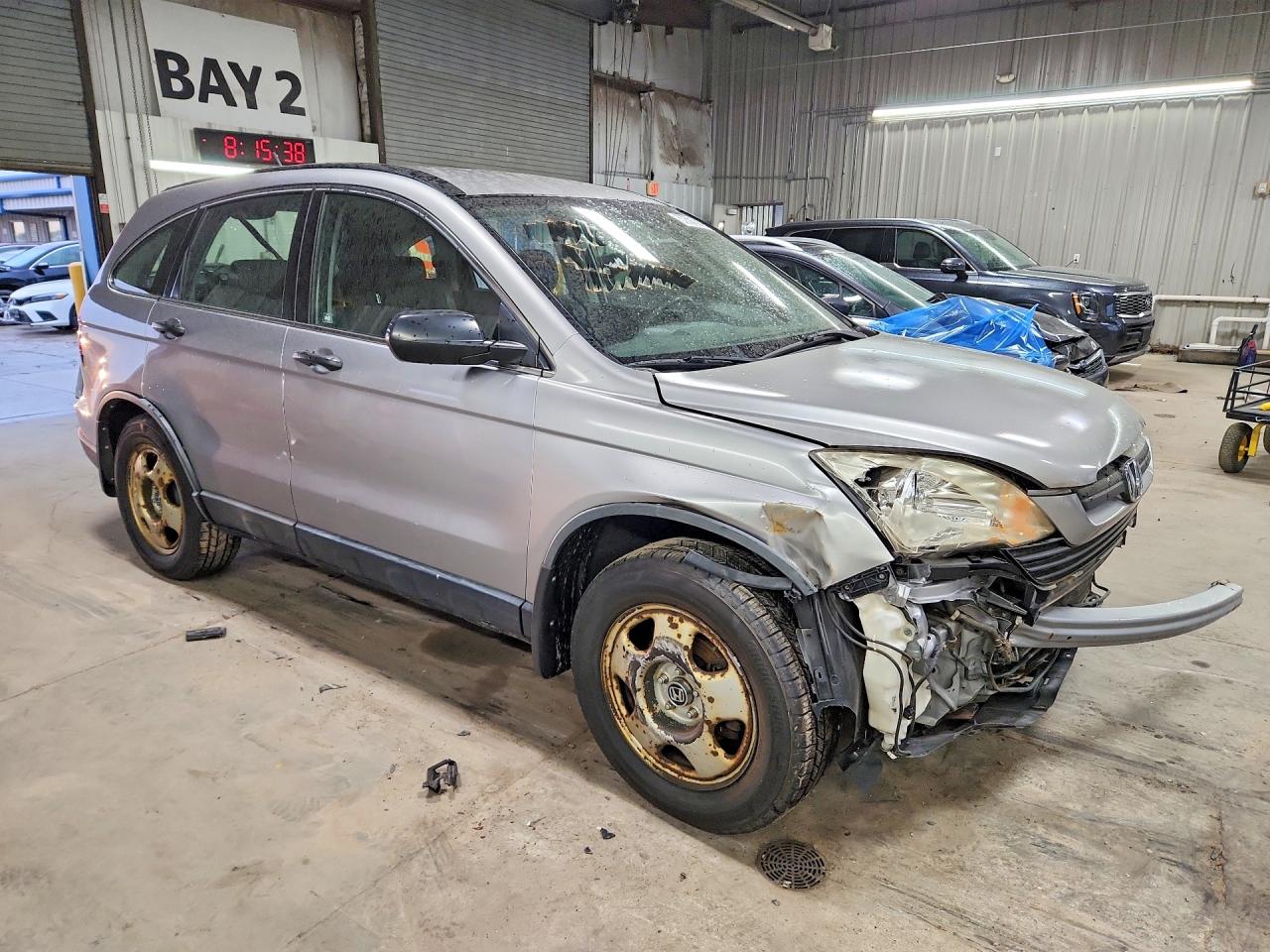 2008 Honda Cr-v Lx Silver vin: JHLRE48368C056326