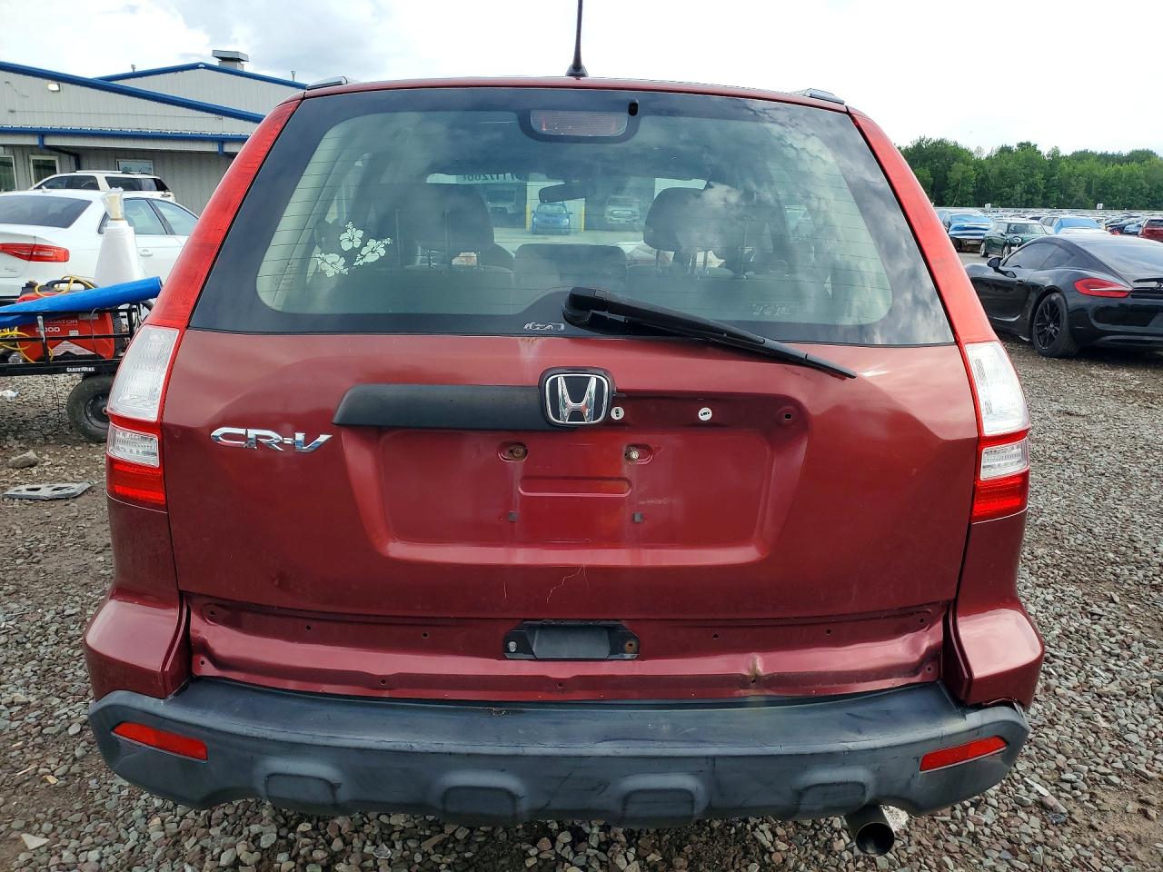 2008 Honda Cr-v Lx Maroon vin: JHLRE48368C056858