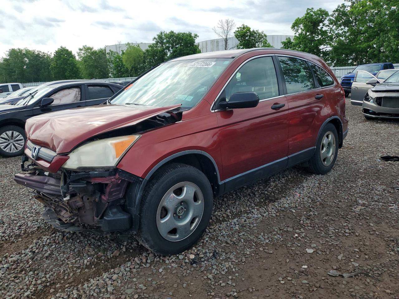 2008 Honda Cr-v Lx Maroon vin: JHLRE48368C056858