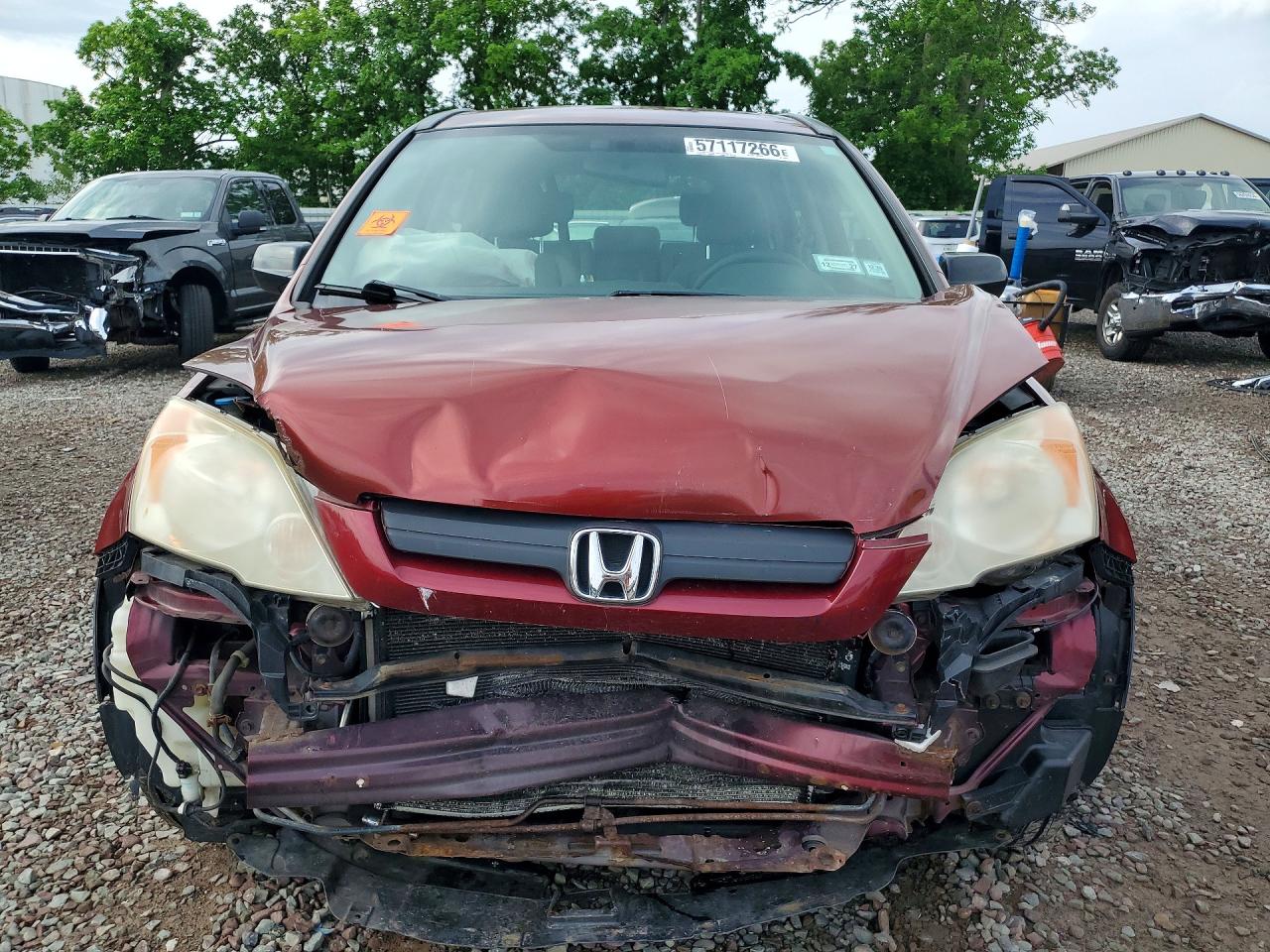 2008 Honda Cr-v Lx Maroon vin: JHLRE48368C056858