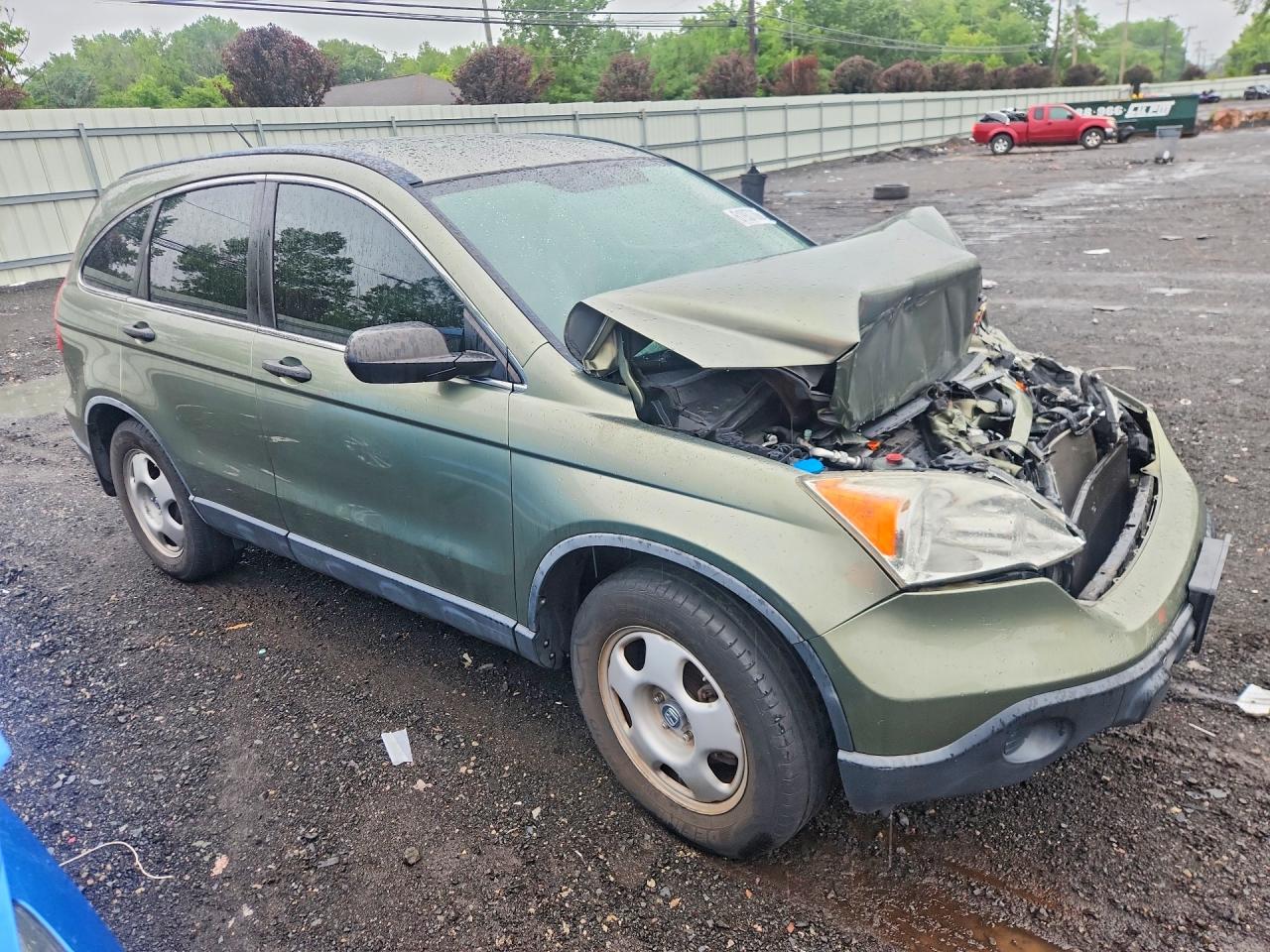 2007 Honda Cr-v Lx Green vin: JHLRE48377C008929