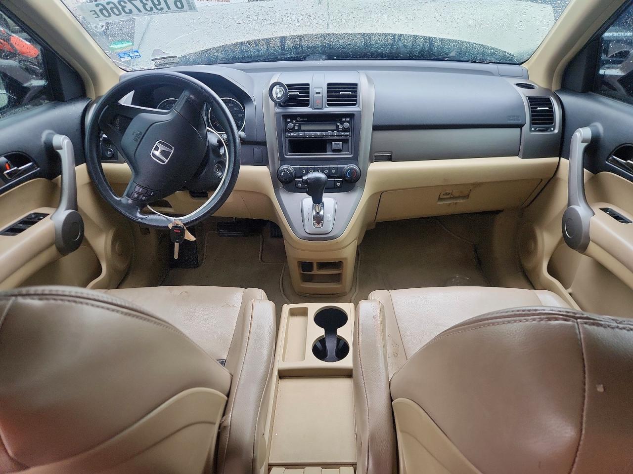 2007 Honda Cr-v Lx Green vin: JHLRE48377C008929