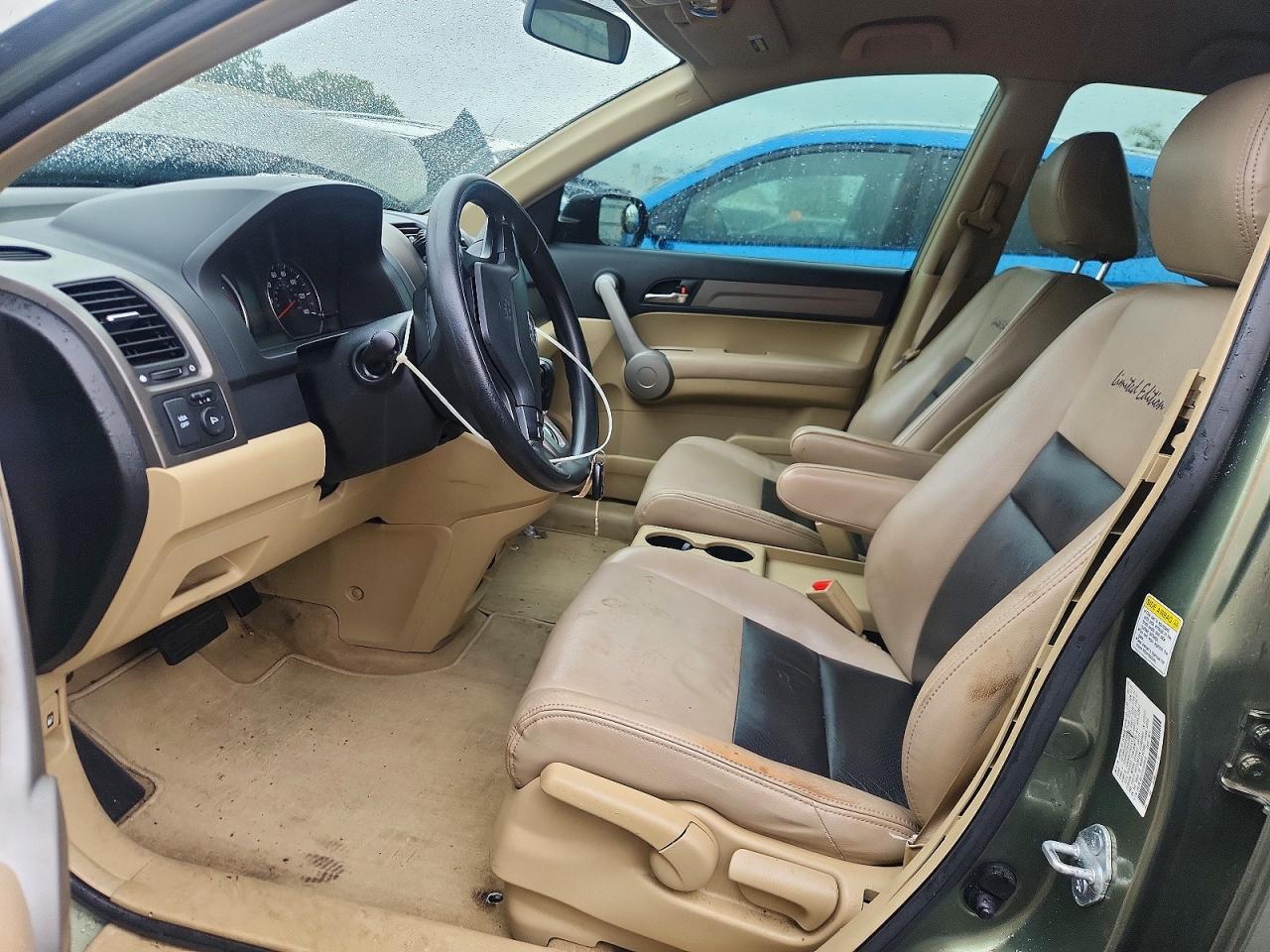 2007 Honda Cr-v Lx Green vin: JHLRE48377C008929