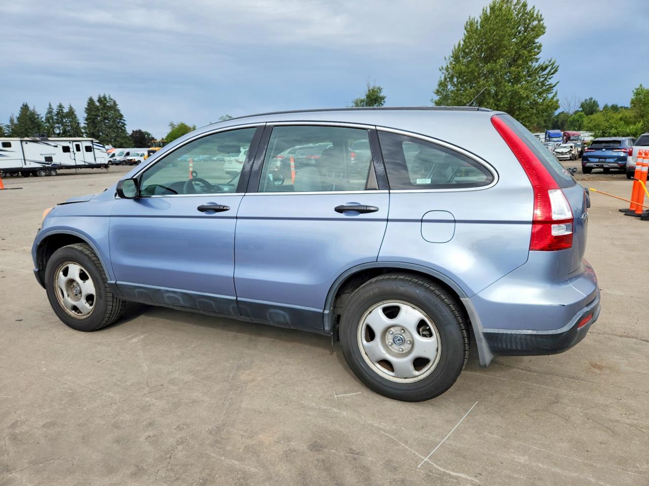 2007 Honda Cr-v Lx Синий vin: JHLRE48377C040232