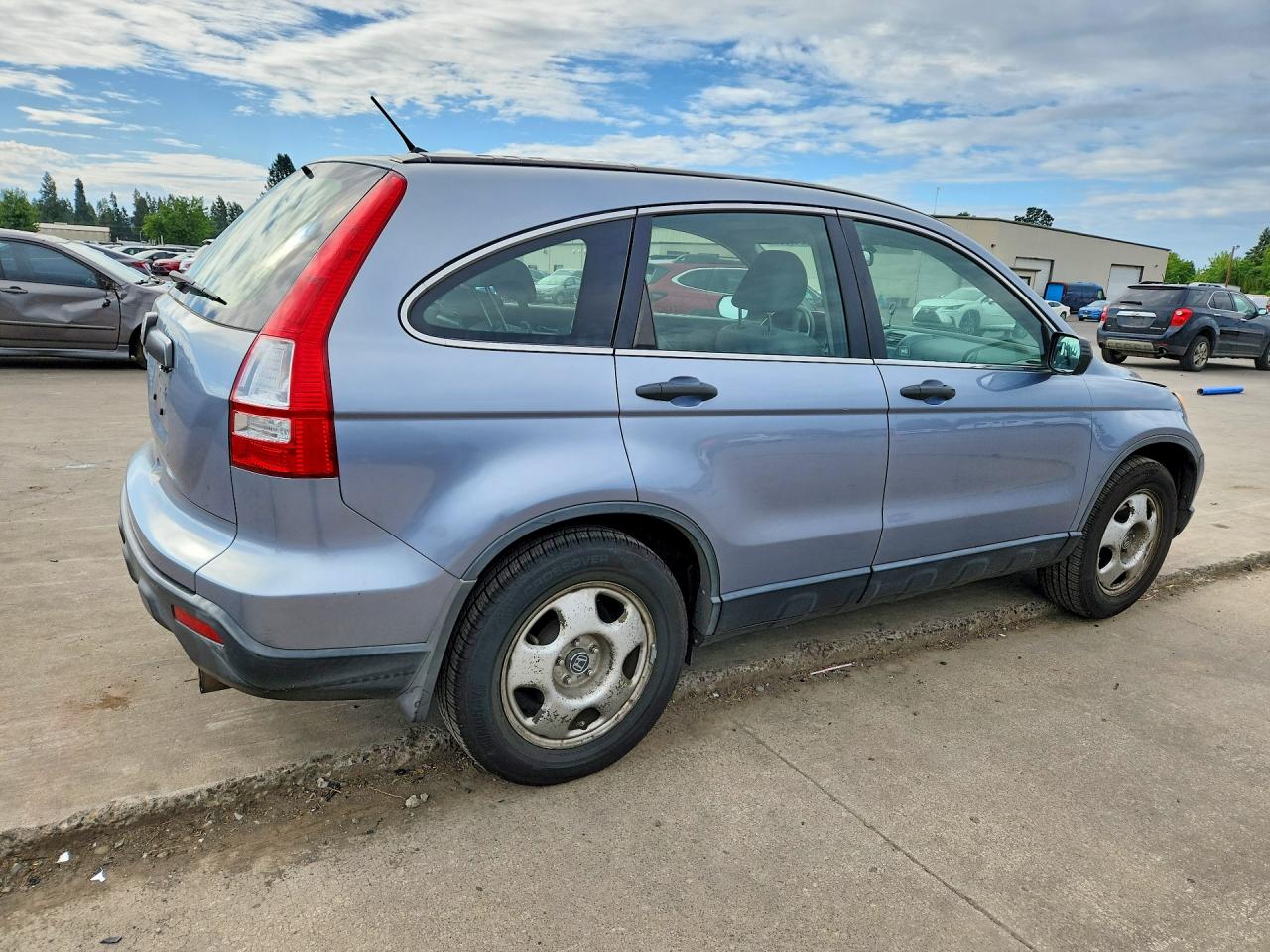 2007 Honda Cr-v Lx Синий vin: JHLRE48377C040232