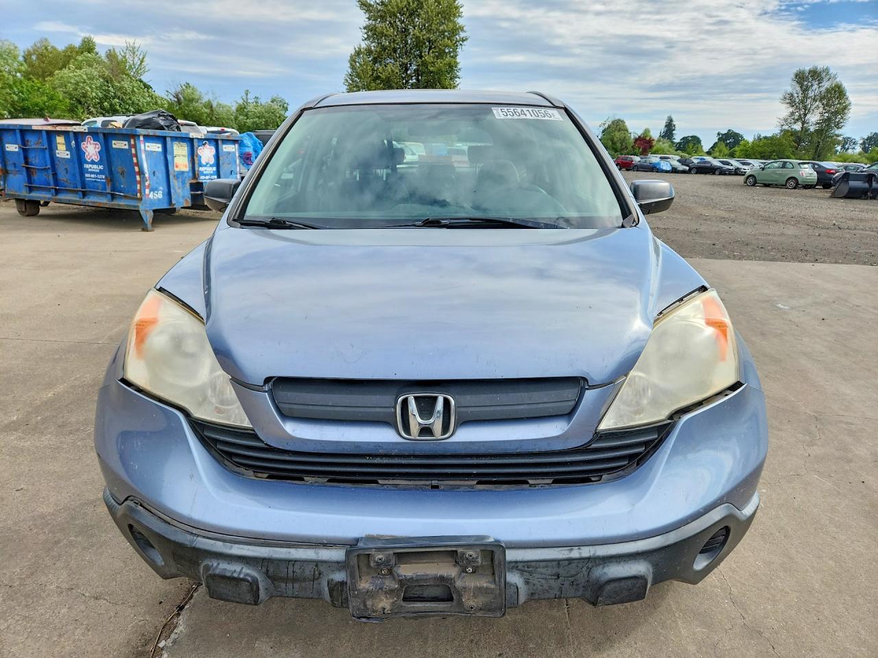 2007 Honda Cr-v Lx Синий vin: JHLRE48377C040232
