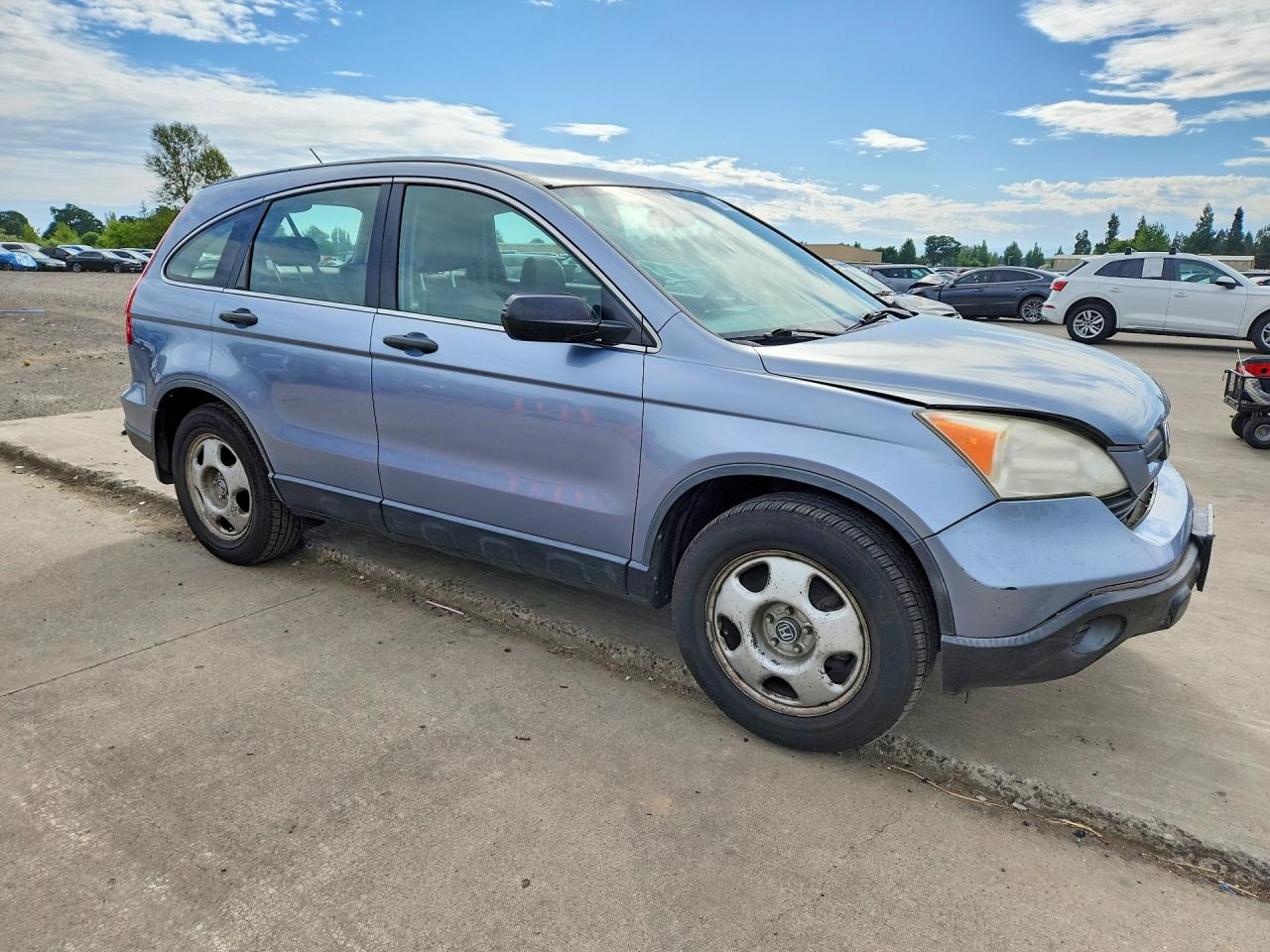 2007 Honda Cr-v Lx Синий vin: JHLRE48377C040232