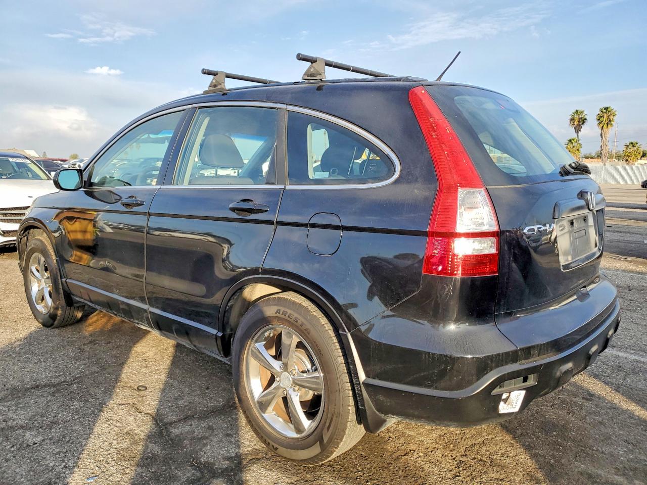 2007 Honda Cr-v Lx Black vin: JHLRE48377C051733