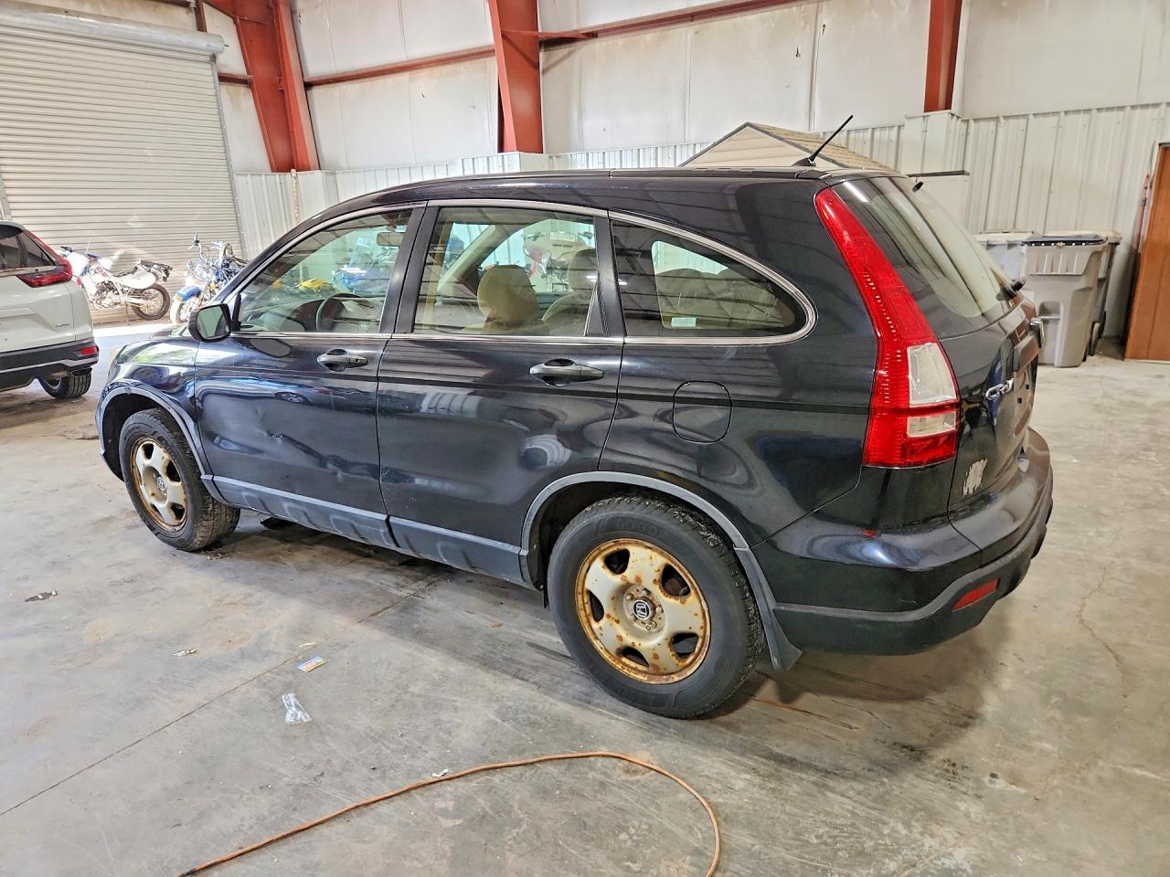 2007 Honda Cr-v Lx Black vin: JHLRE48377C069469
