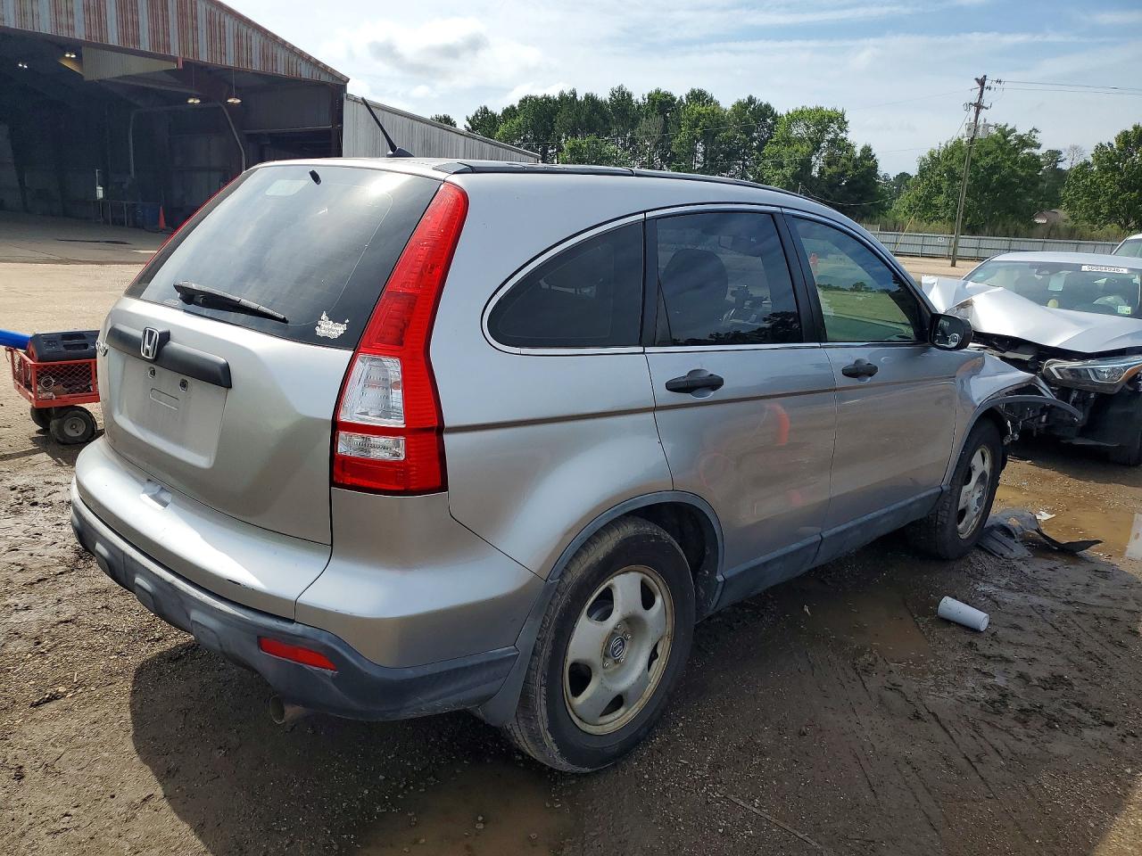 2007 Honda Cr-v Lx Silver vin: JHLRE48377C088085