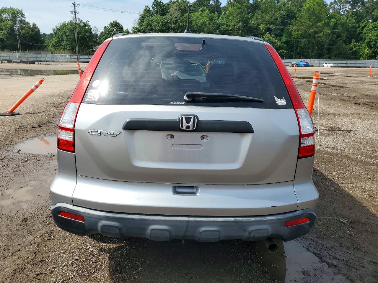 2007 Honda Cr-v Lx Silver vin: JHLRE48377C088085