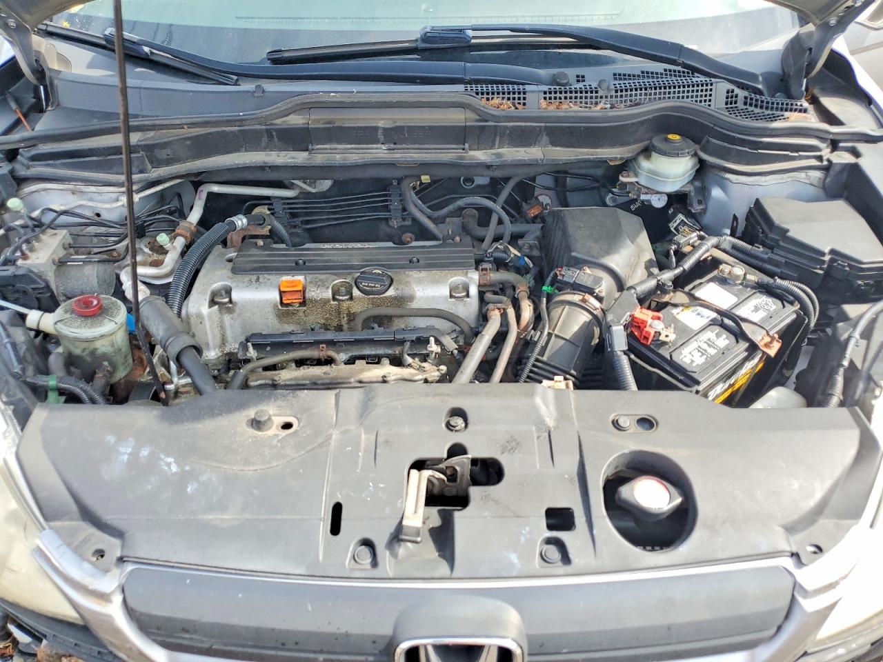 2007 Honda Cr-v Lx Silver vin: JHLRE48377C088085