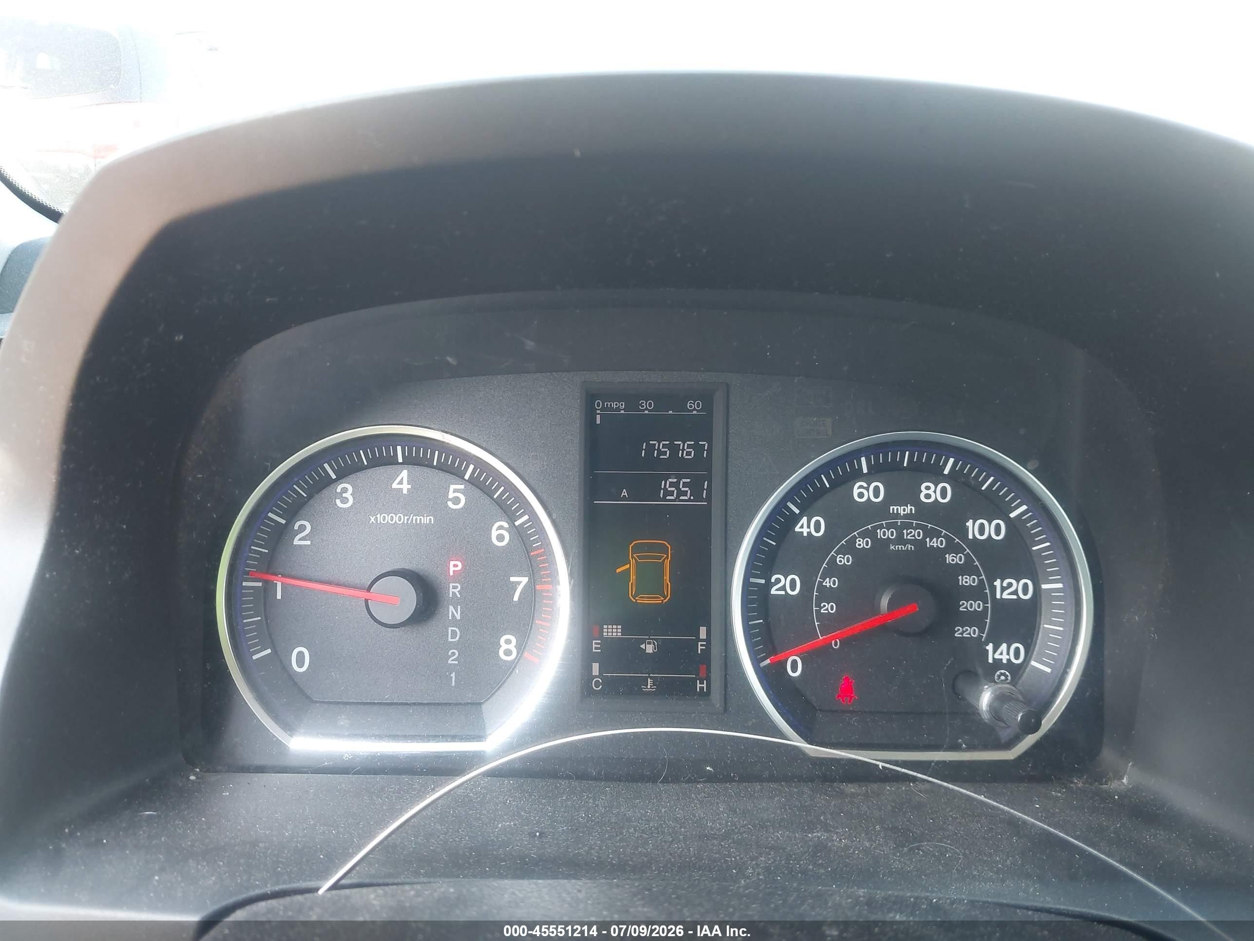 2008 Honda Cr-v Lx Blue vin: JHLRE48378C003733